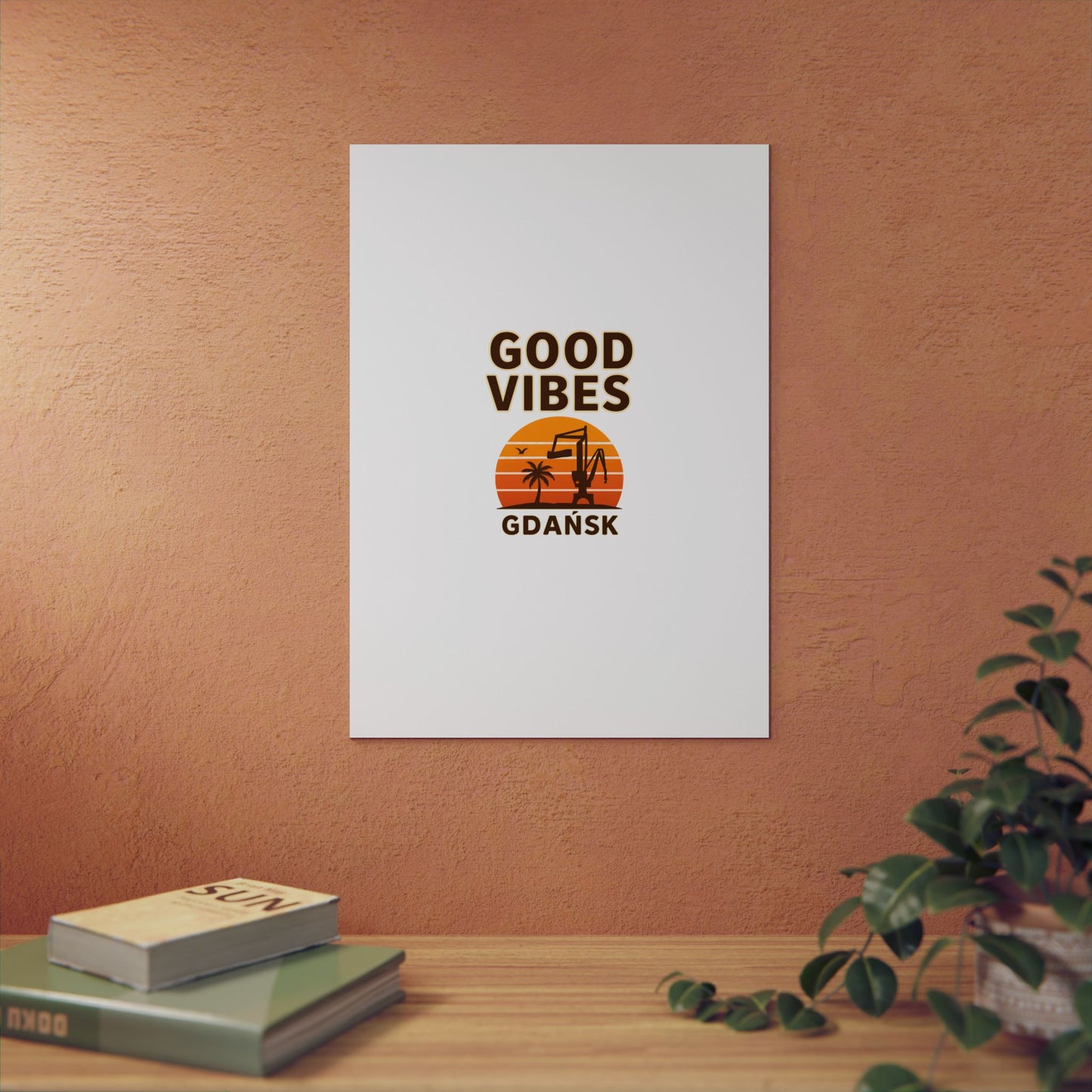 Obraz na panelu aluminiowym Good Vibes – trwały wydruk w stylu Kup Se