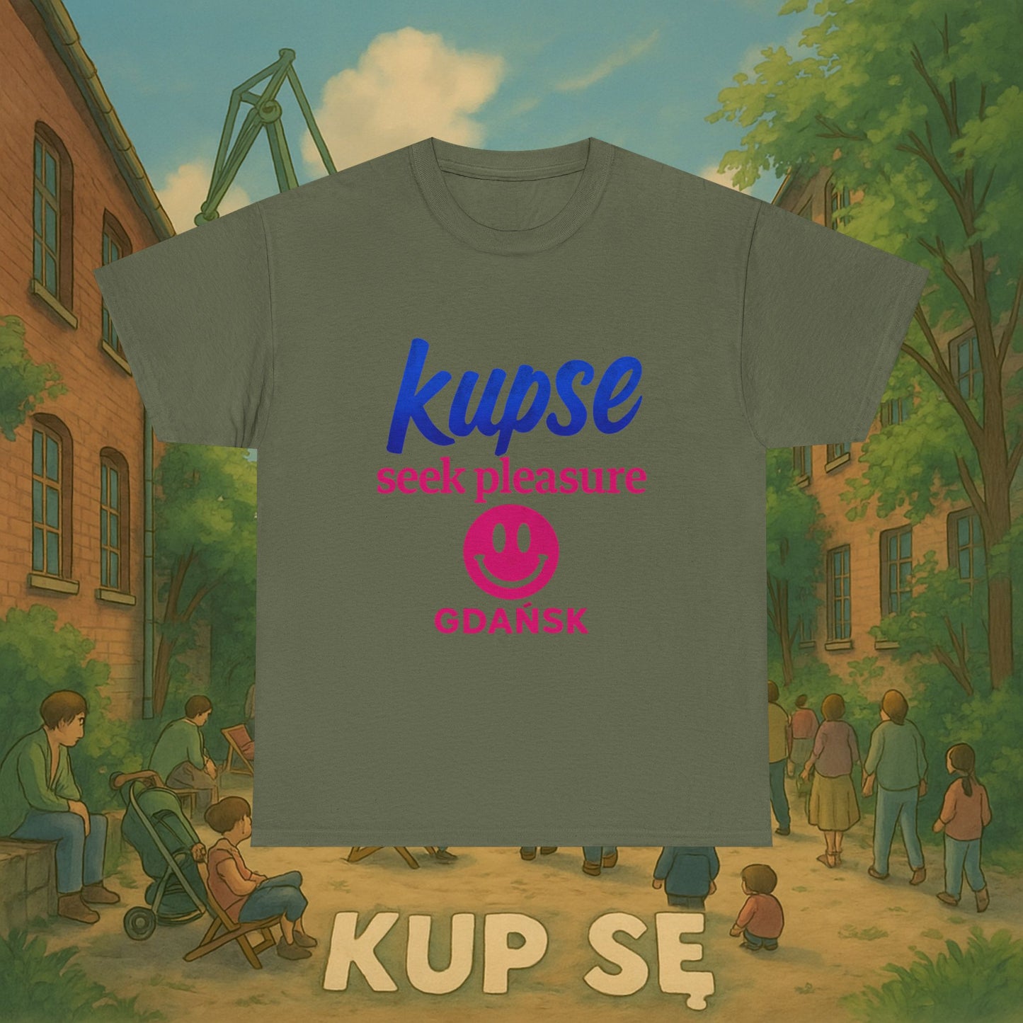 KupSe seek pleasure Style t-shirt - Unisex Heavy Cotton Tee