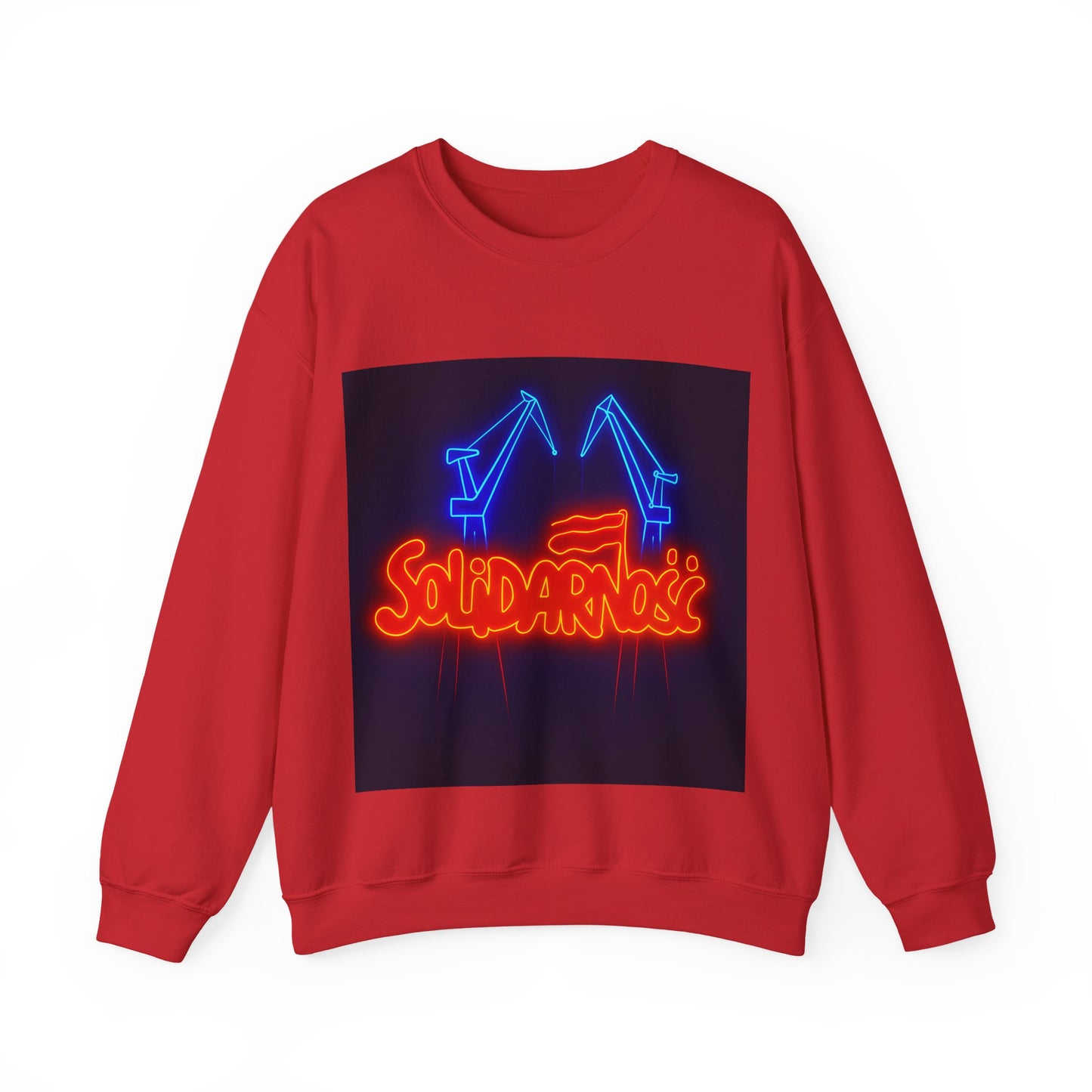 Bluza unisex z grafiką Kup Se Solidarność – klasyczny crewneck i miejski styl