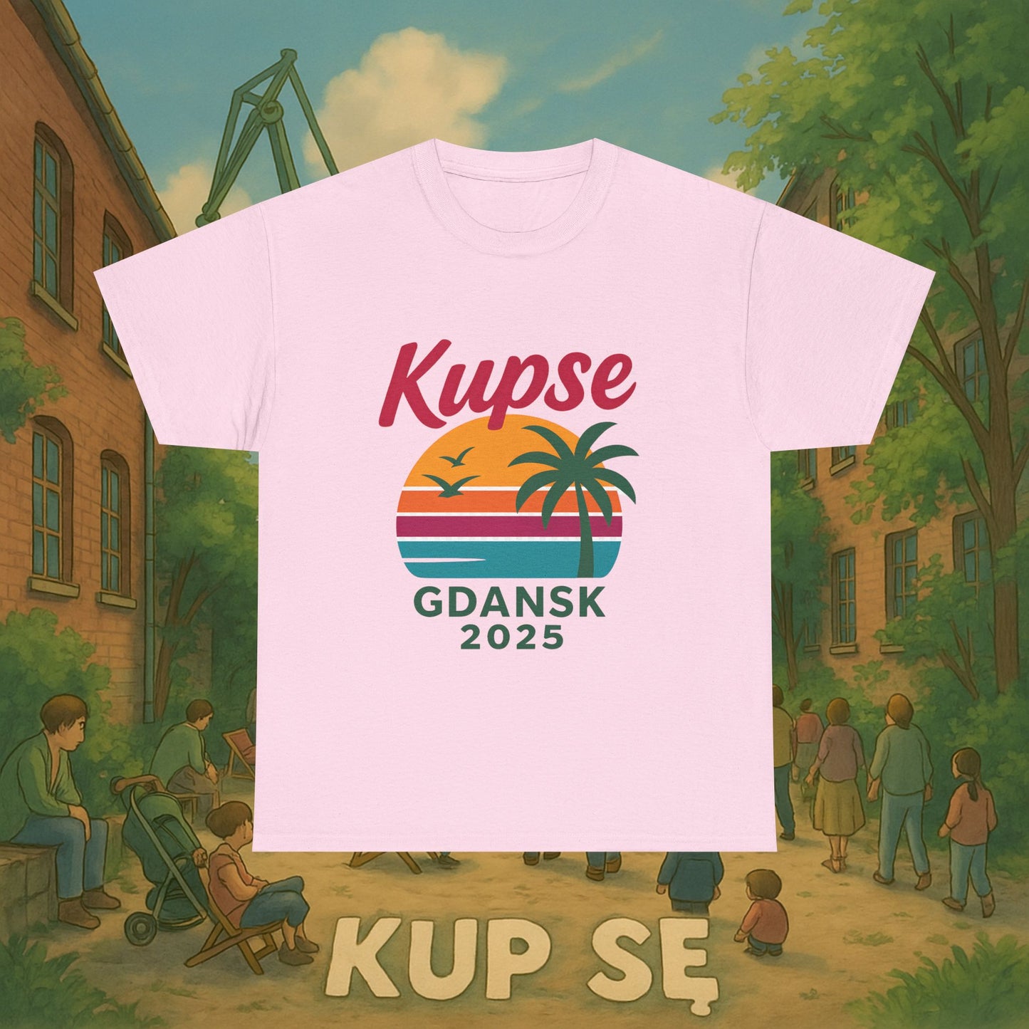 KupSe 90's Style t-shirt - Unisex Heavy Cotton Tee