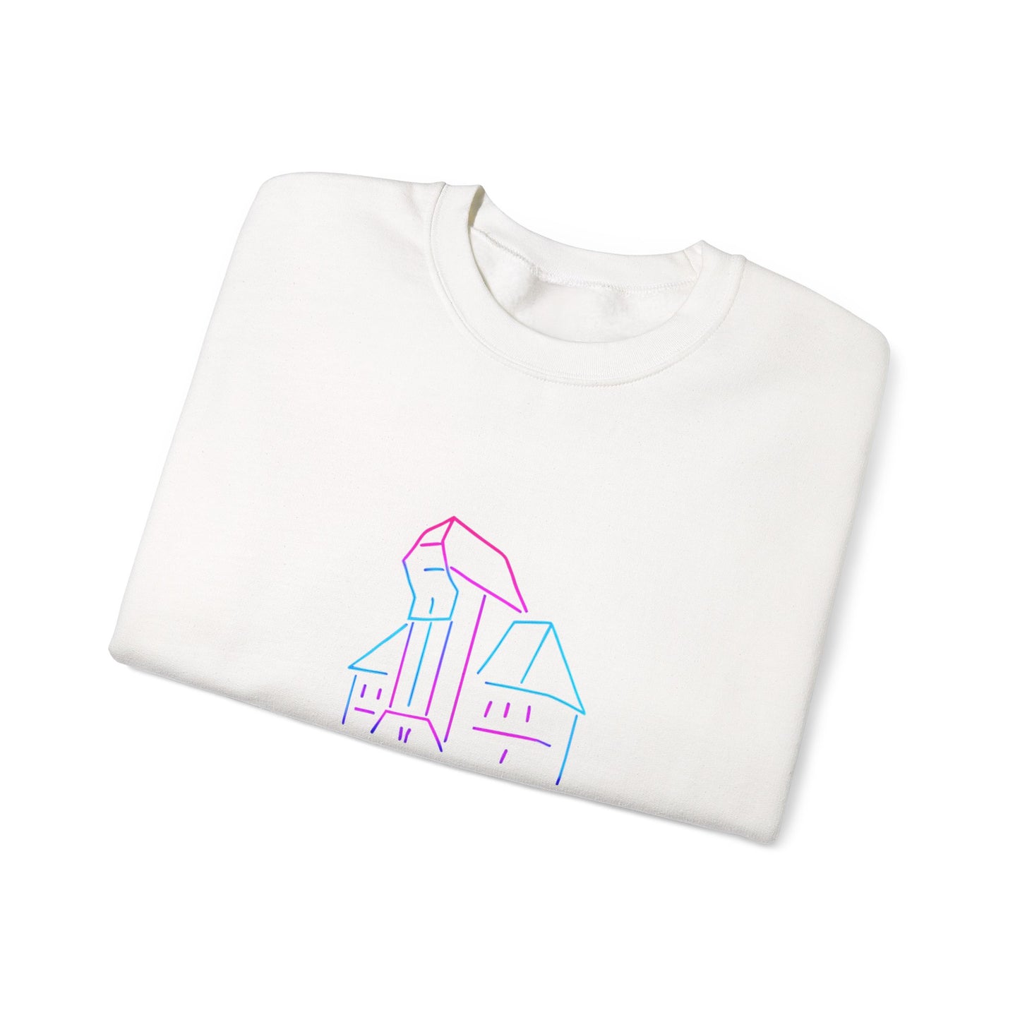 Bluza unisex z grafiką Kup Se GDN Nights – klasyczny crewneck i miejski styl
