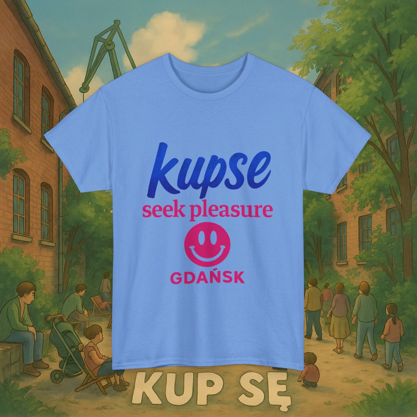 KupSe seek pleasure Style t-shirt - Unisex Heavy Cotton Tee