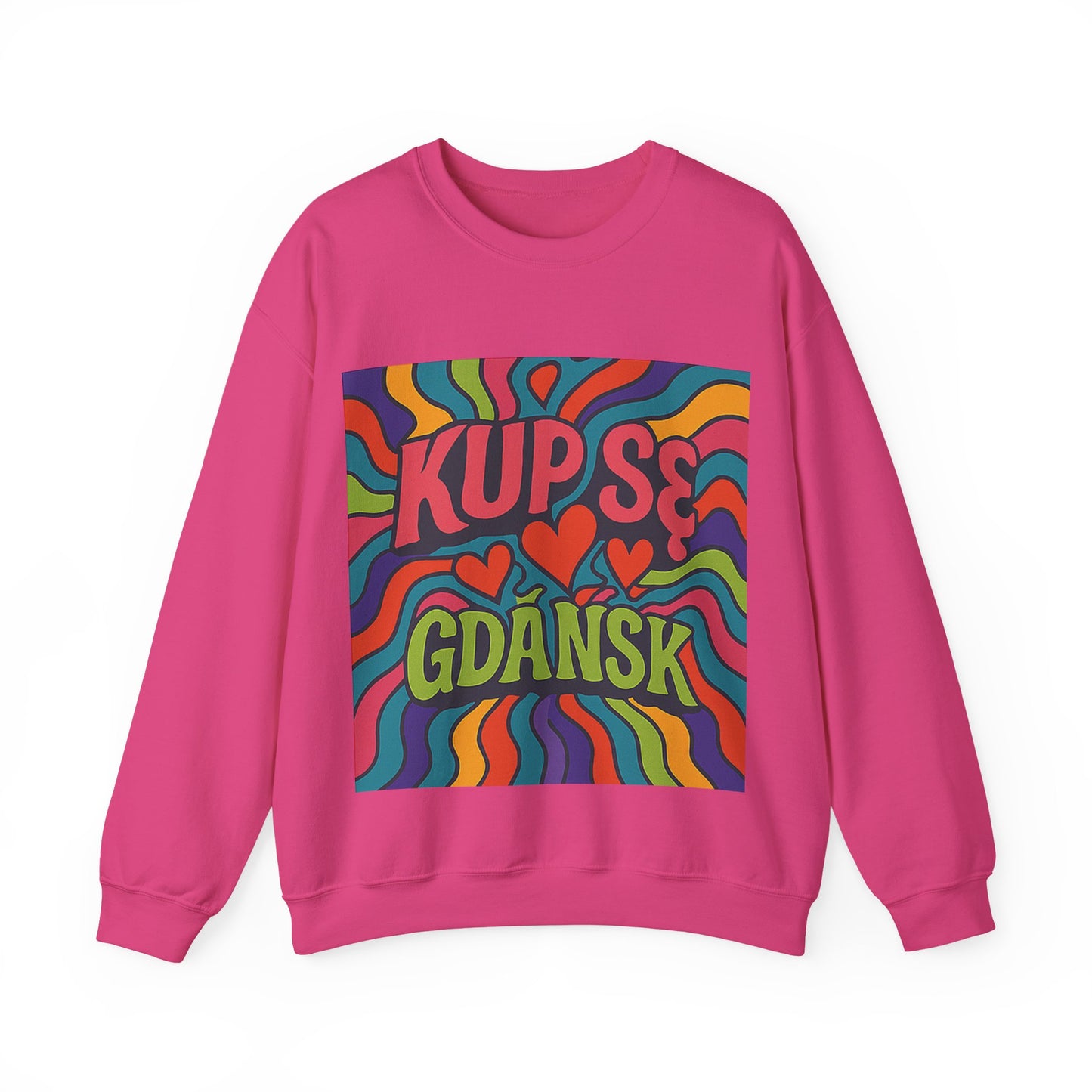Bluza unisex z grafiką Kup Se Acid – klasyczny crewneck i miejski styl