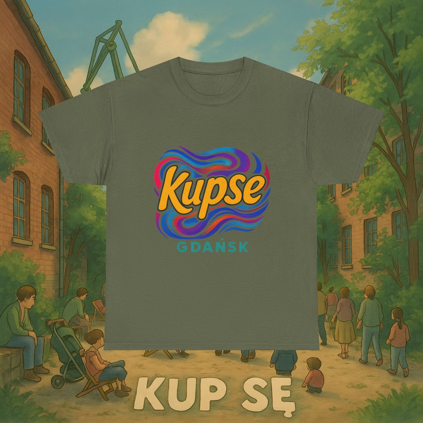 KupSe Kupse Acid Style t-shirt - Unisex Heavy Cotton Tee