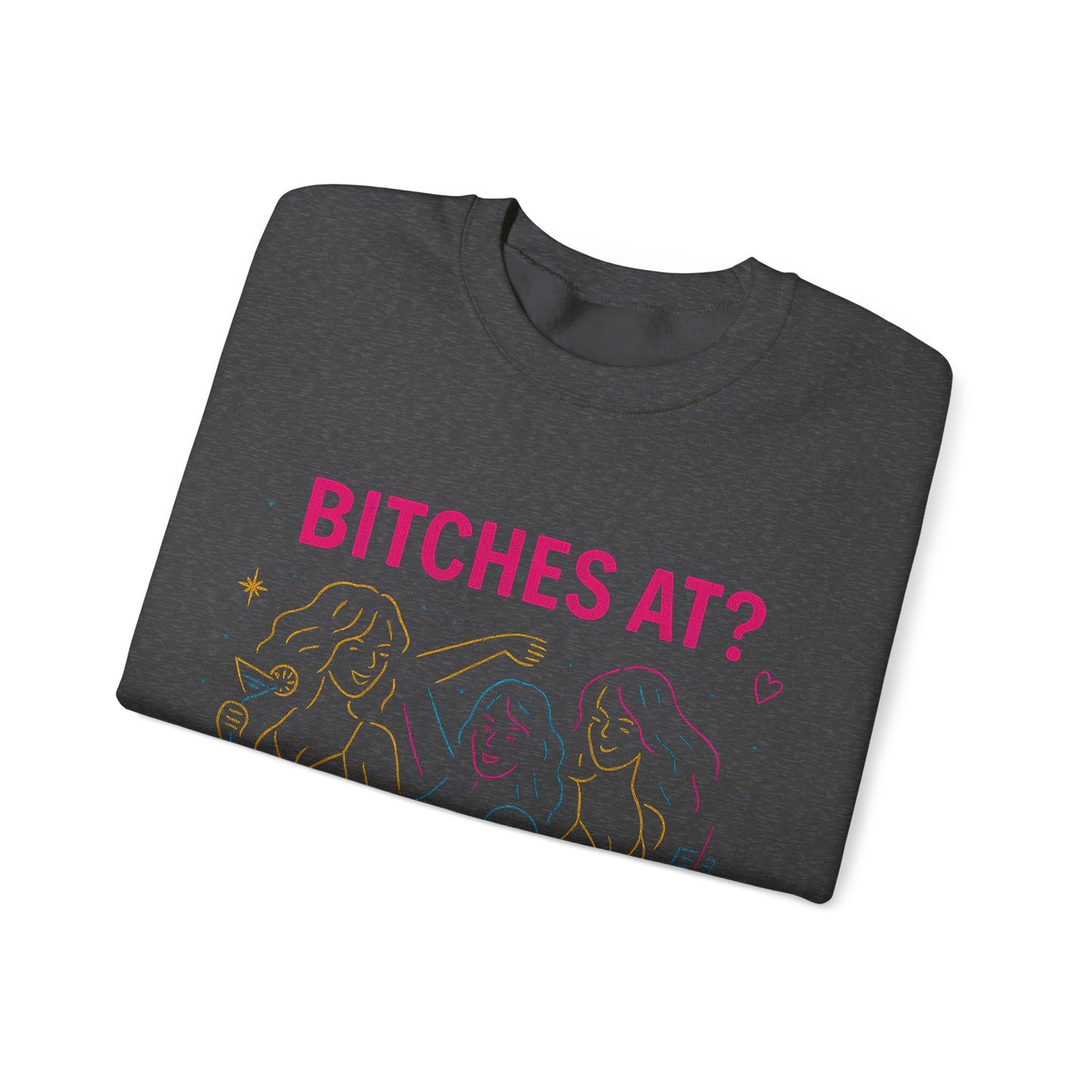 Bluza unisex z grafiką Kup Se Bi*ches at? – klasyczny crewneck i miejski styl