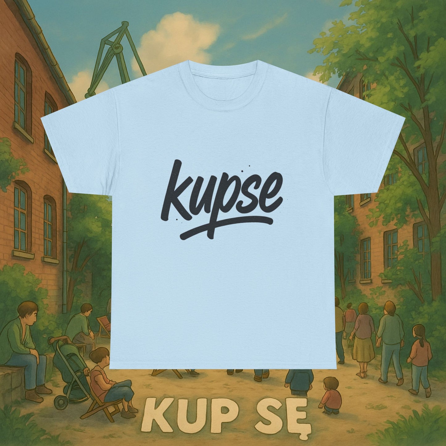 KupSe Logo t-shirt - Unisex Heavy Cotton Tee
