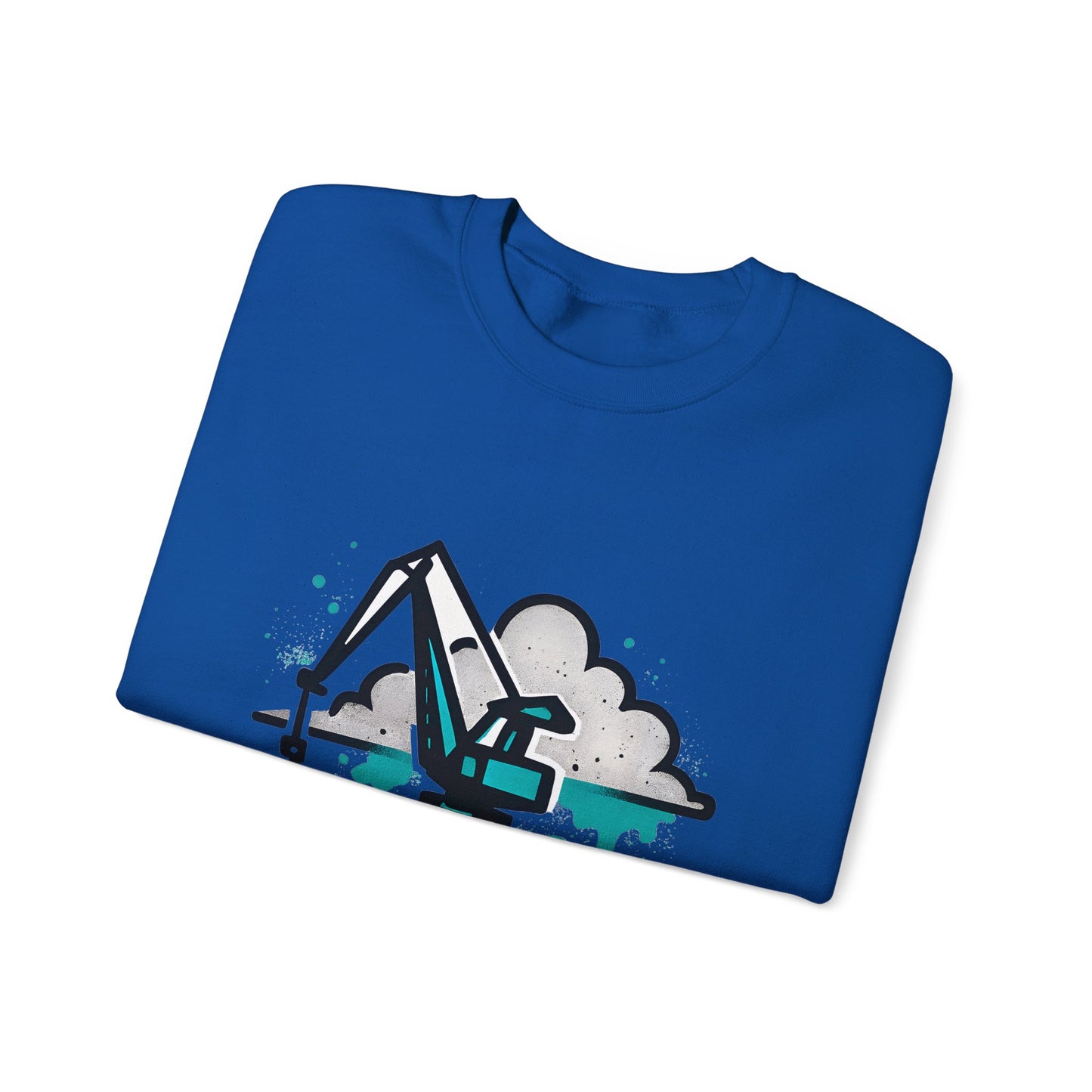 Bluza unisex z grafiką Kup Se Dźwig– klasyczny crewneck i miejski styl