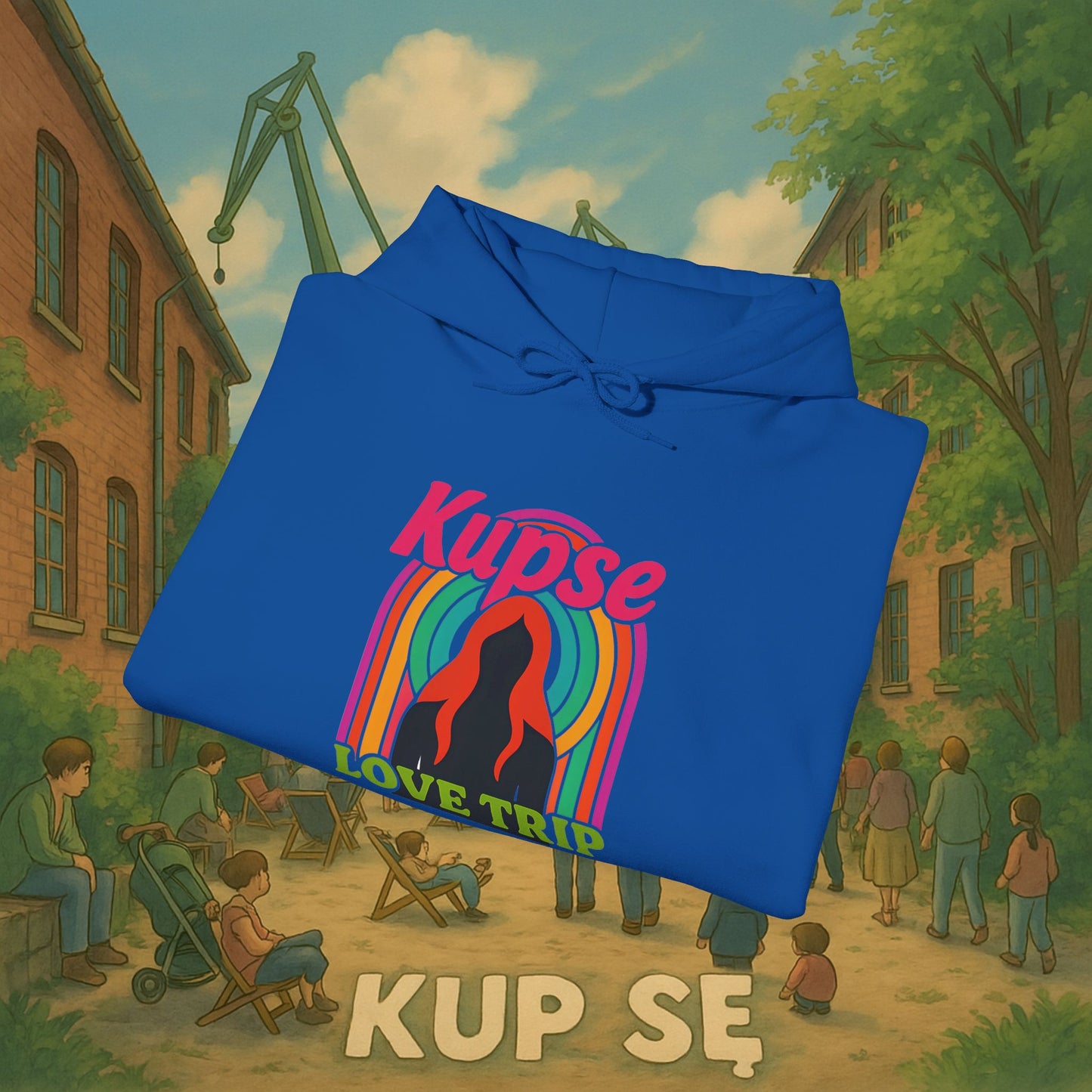 Unisex Heavy Blend Hoodie – Love Trip – Kup Se