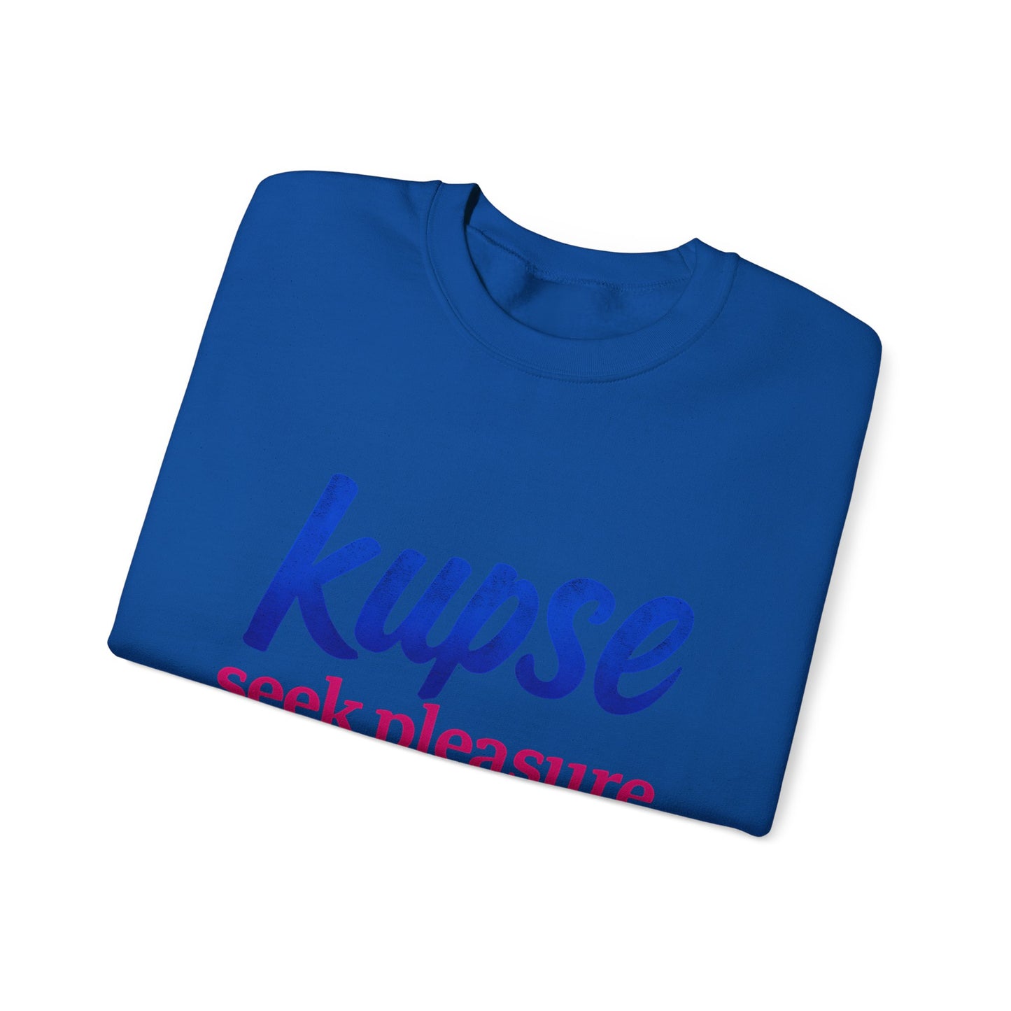 Bluza unisex z grafiką Kup Se Seek Pleasure – klasyczny crewneck i miejski styl