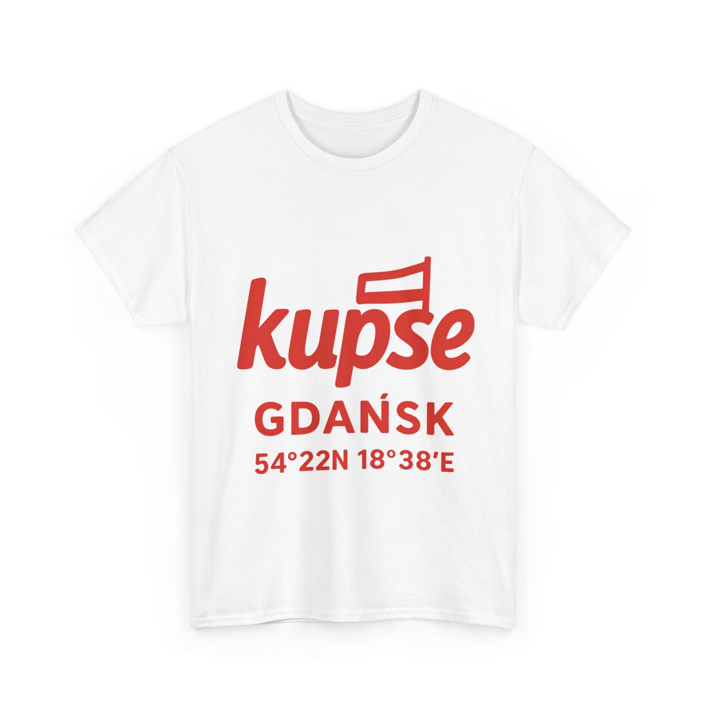 KupSe Logo Gdańsk Solidarność t-shirt - Unisex Heavy Cotton Tee