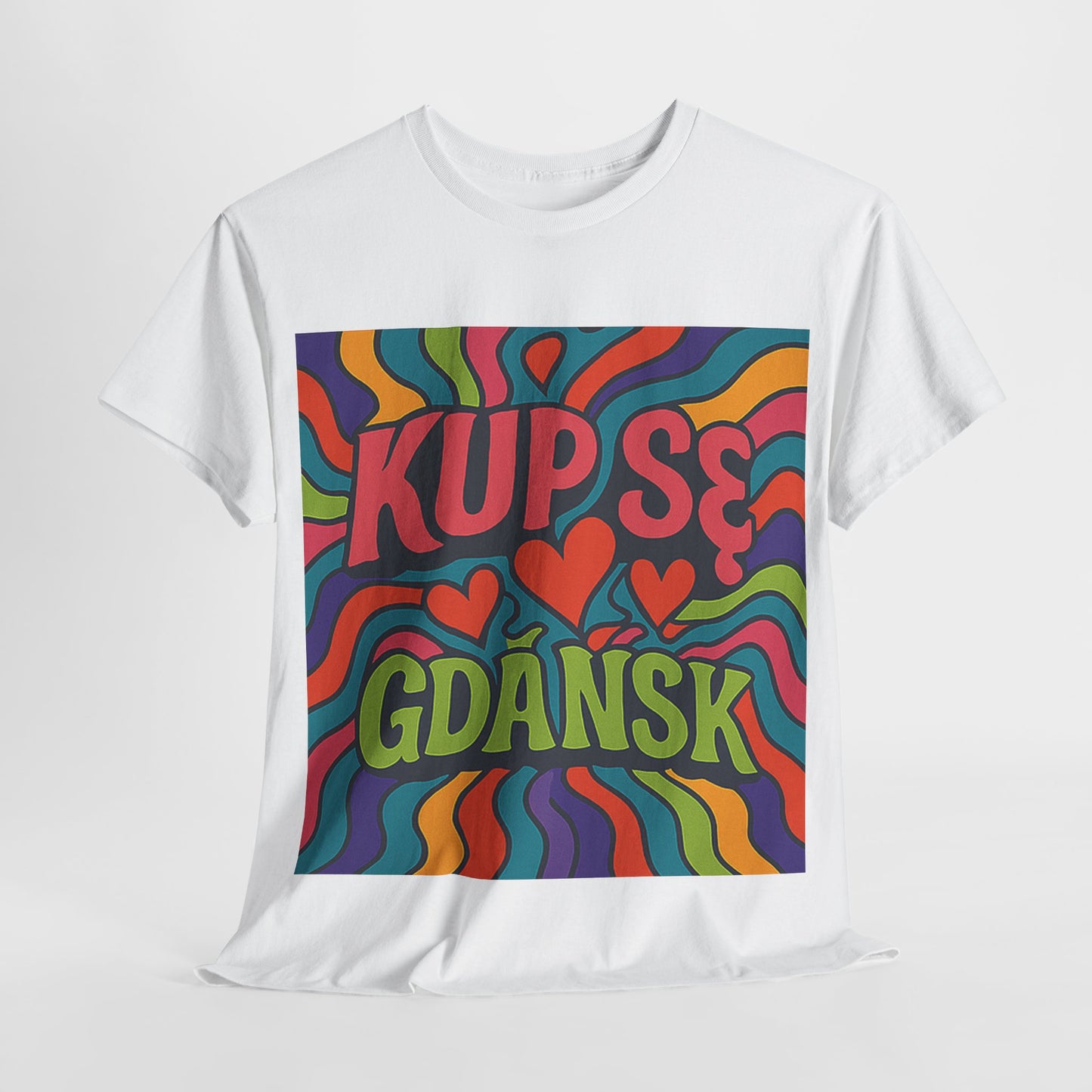 KupSe Gdańsk Hippie t-shirt - Unisex Heavy Cotton Tee