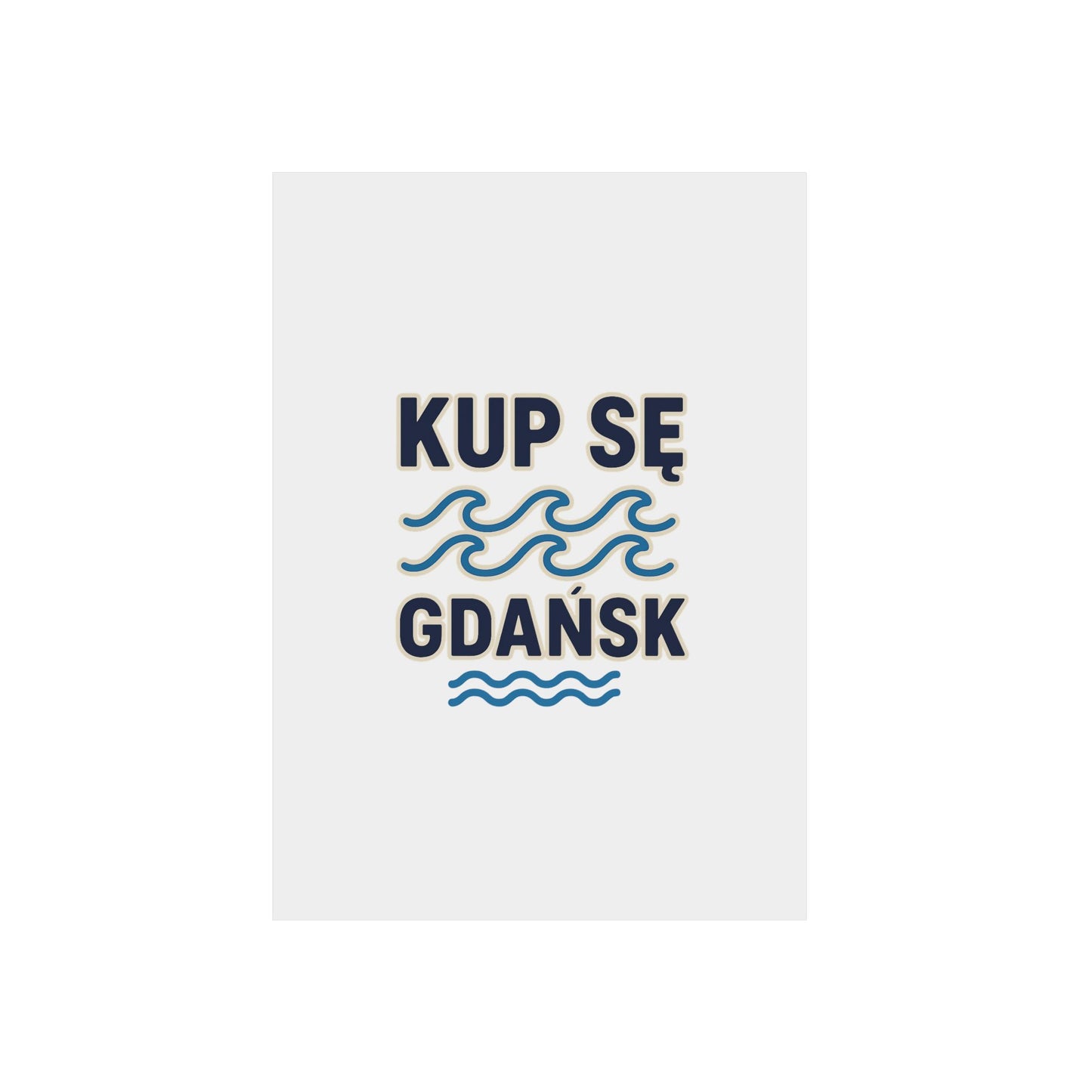 Obraz na panelu aluminiowym Gdańsk Fale – trwały wydruk w stylu Kup Se