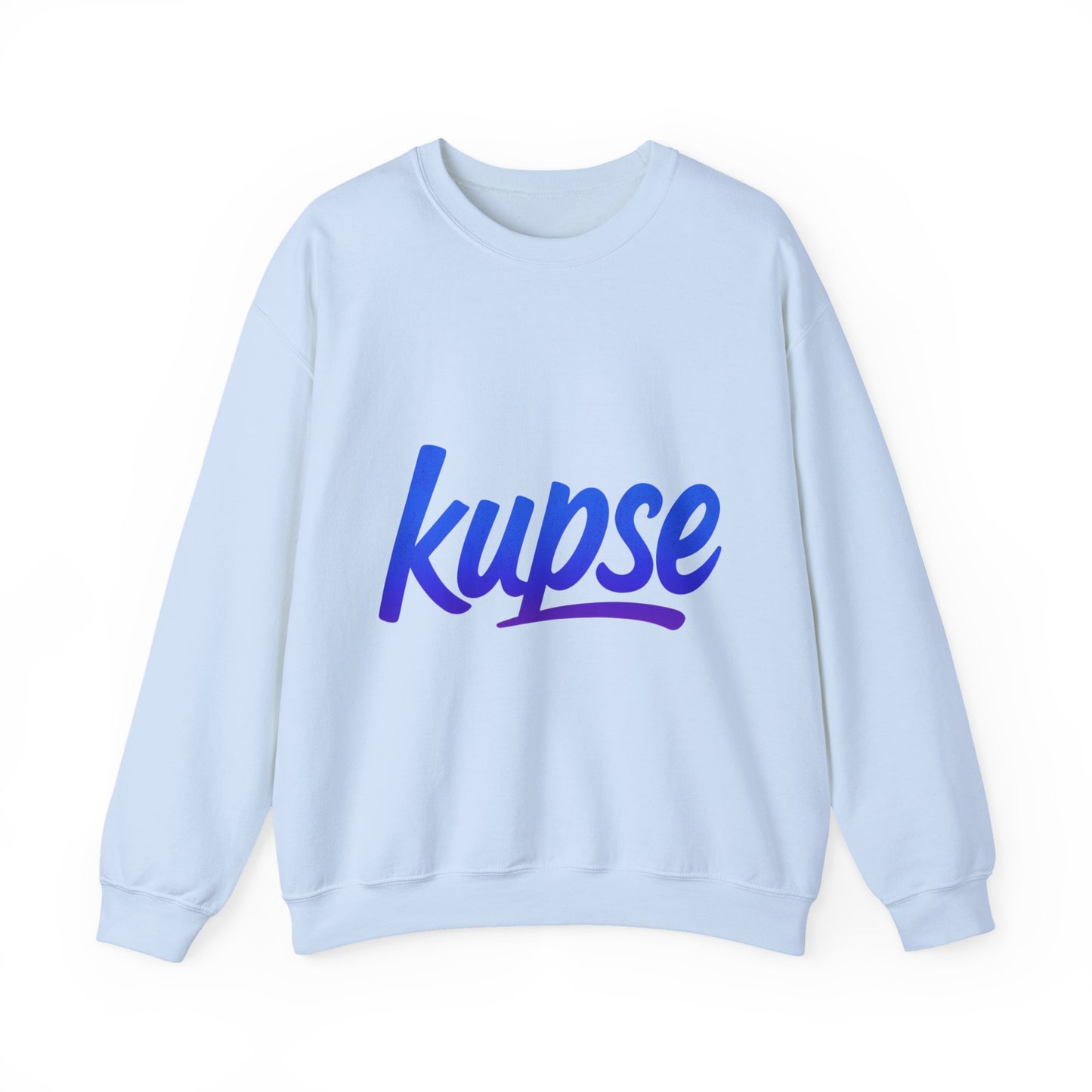 Bluza unisex z grafiką Kup Se Logo Blue – klasyczny crewneck i miejski styl