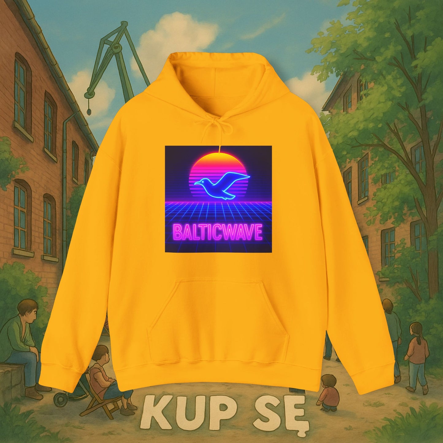 Unisex Heavy Blend Hoodie – BatlicWave – Kup Se