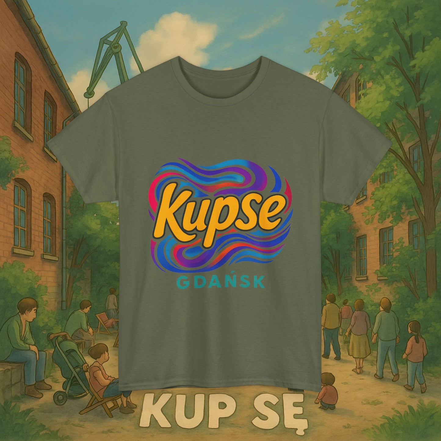 KupSe Kupse Acid Style t-shirt - Unisex Heavy Cotton Tee