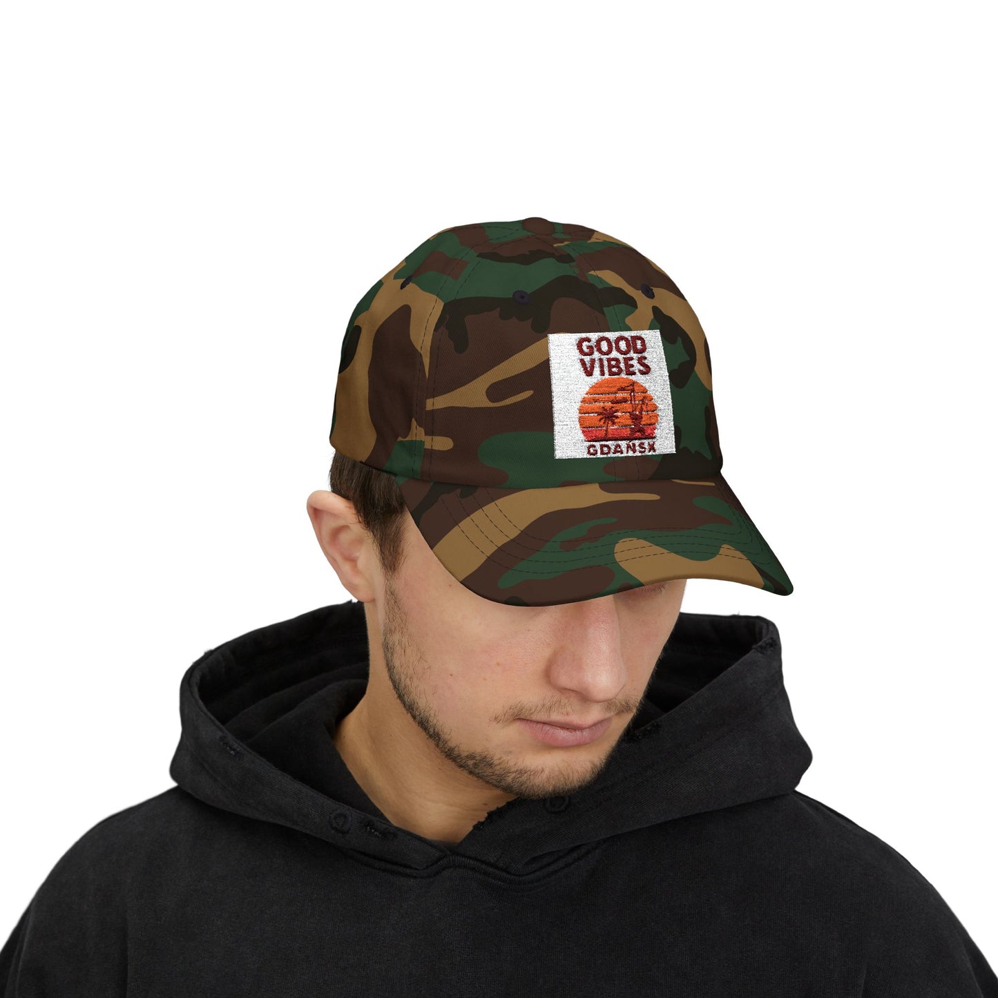 Czapka z daszkiem z grafiką Kup Se Good Vibes Desert – modny Dad Cap z charakterem