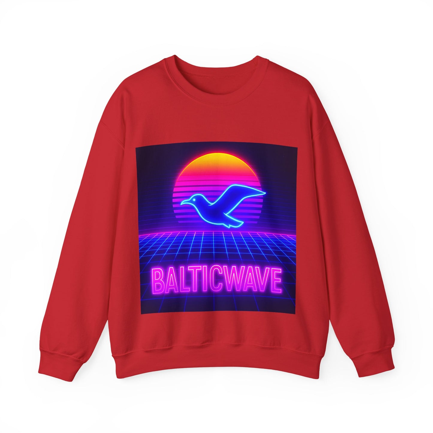 Bluza unisex z grafiką Kup Se Baltic Wave – klasyczny crewneck i miejski styl