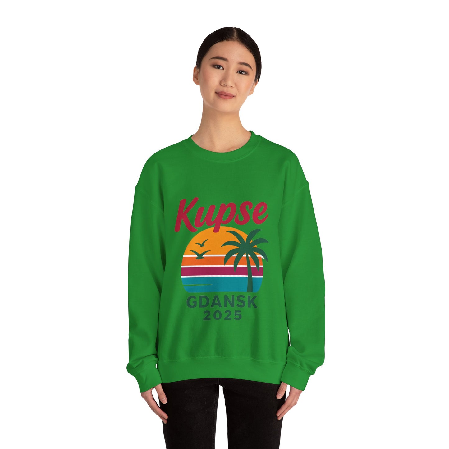 Bluza unisex z grafiką Kup Se 90s – klasyczny crewneck i miejski styl
