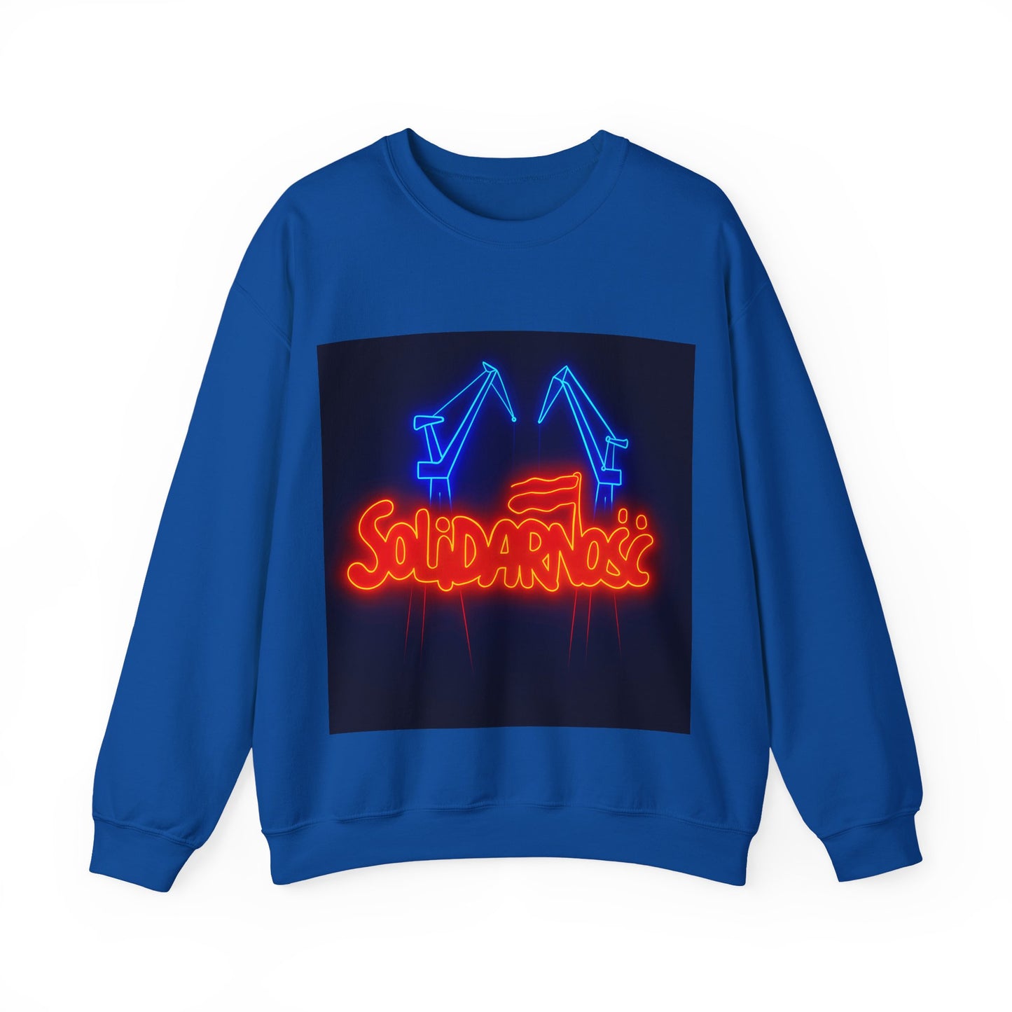 Bluza unisex z grafiką Kup Se Solidarność – klasyczny crewneck i miejski styl