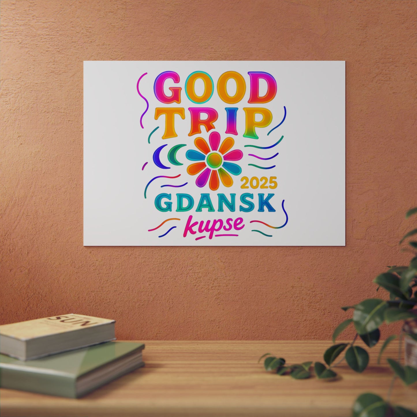 Obraz na panelu aluminiowym Good Trip – trwały wydruk w stylu Kup Se