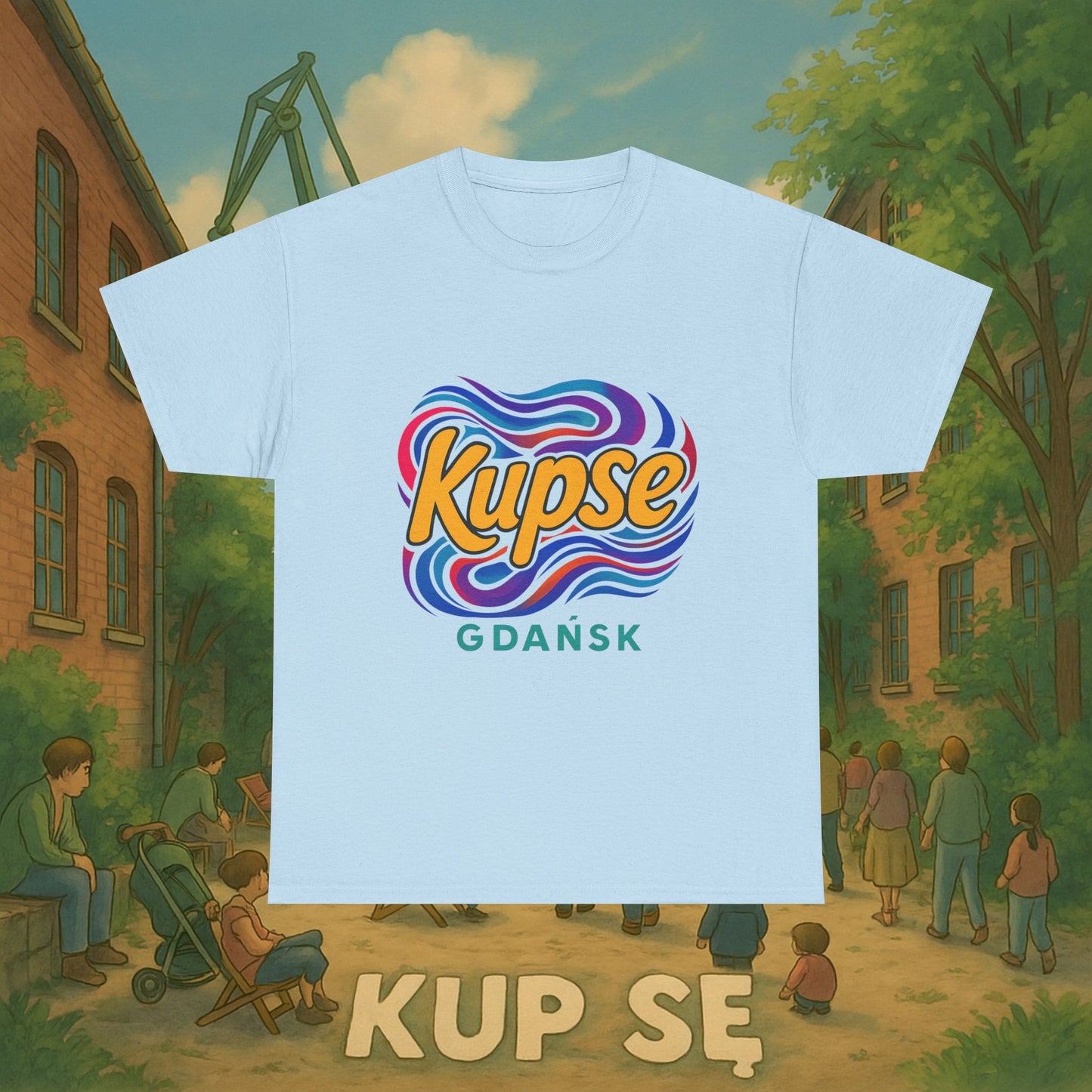 KupSe Kupse Acid Style t-shirt - Unisex Heavy Cotton Tee