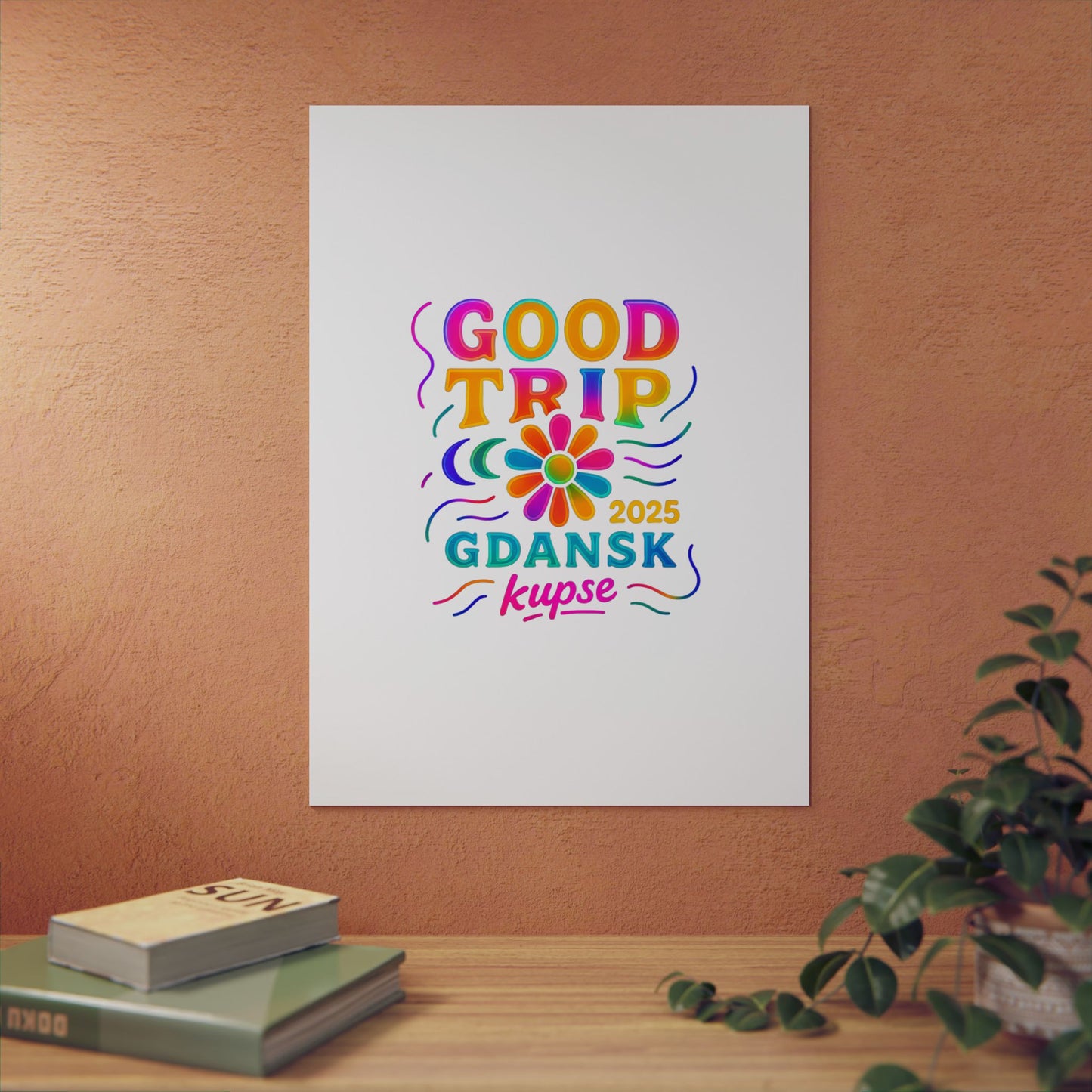 Obraz na panelu aluminiowym Good Trip – trwały wydruk w stylu Kup Se