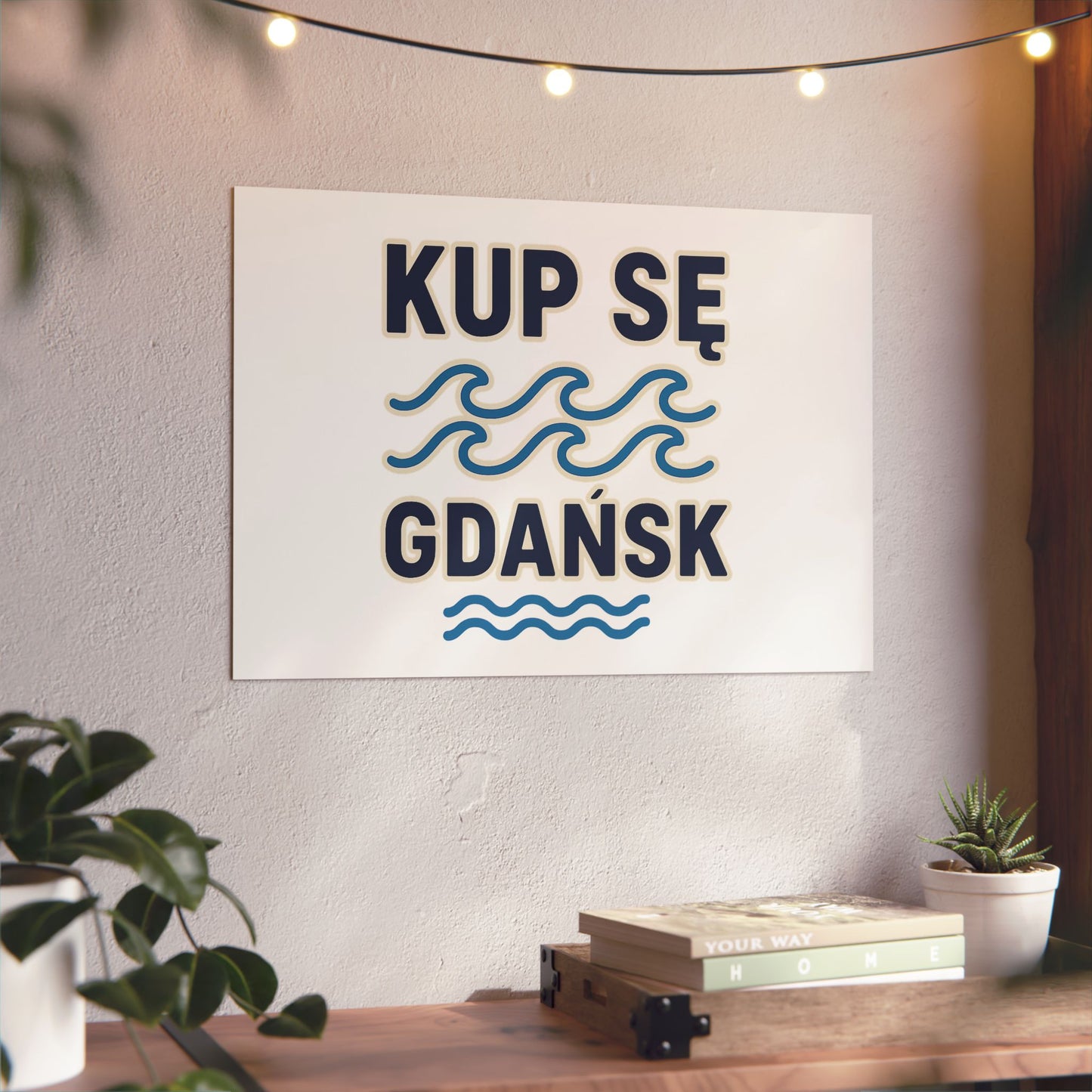 Obraz na panelu aluminiowym Gdańsk Fale – trwały wydruk w stylu Kup Se