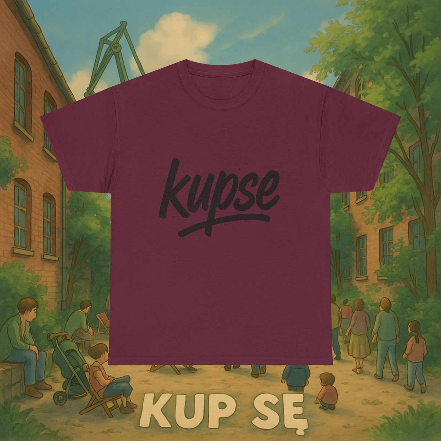 KupSe Logo t-shirt - Unisex Heavy Cotton Tee