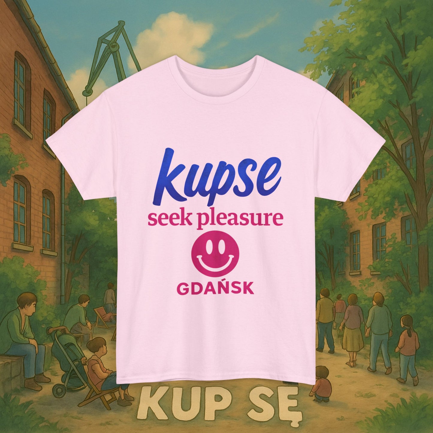 KupSe seek pleasure Style t-shirt - Unisex Heavy Cotton Tee