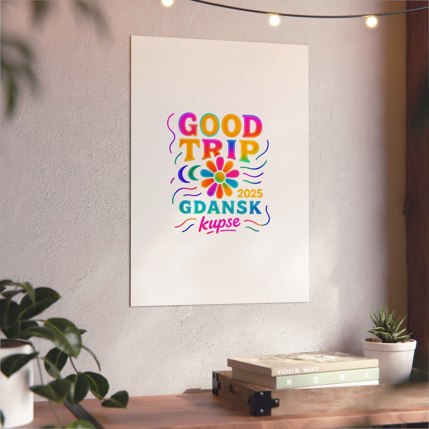 Obraz na panelu aluminiowym Good Trip – trwały wydruk w stylu Kup Se
