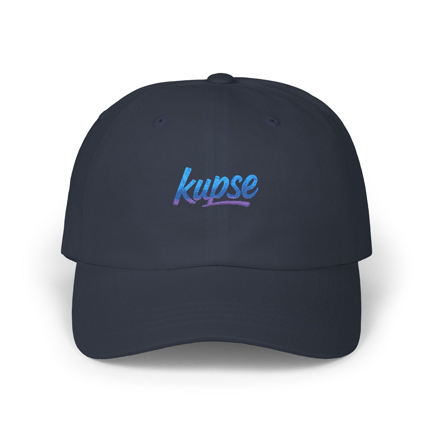 Czapka z daszkiem z grafiką Kup Se Logo Blue – modny Dad Cap z charakterem