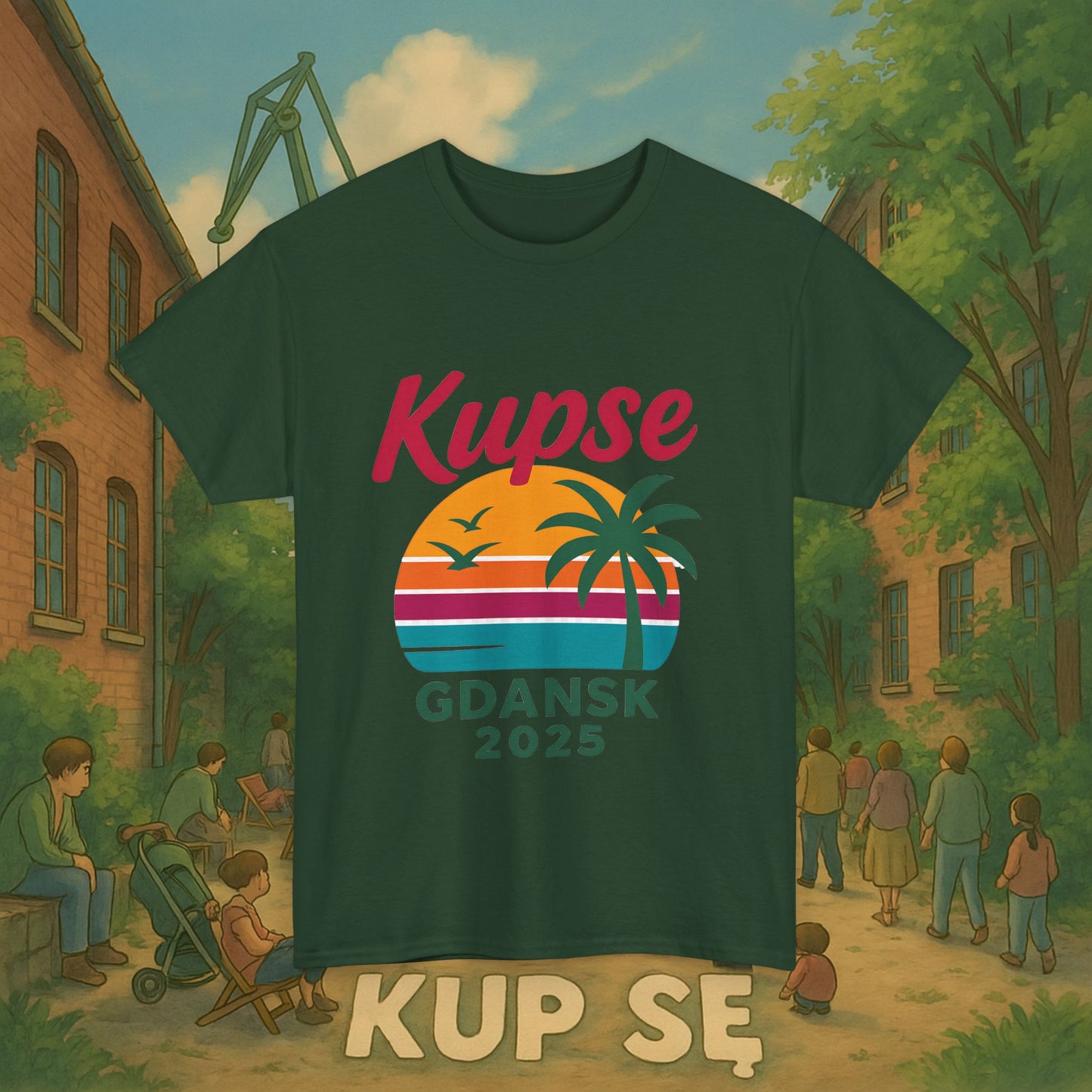 KupSe 90's Style t-shirt - Unisex Heavy Cotton Tee