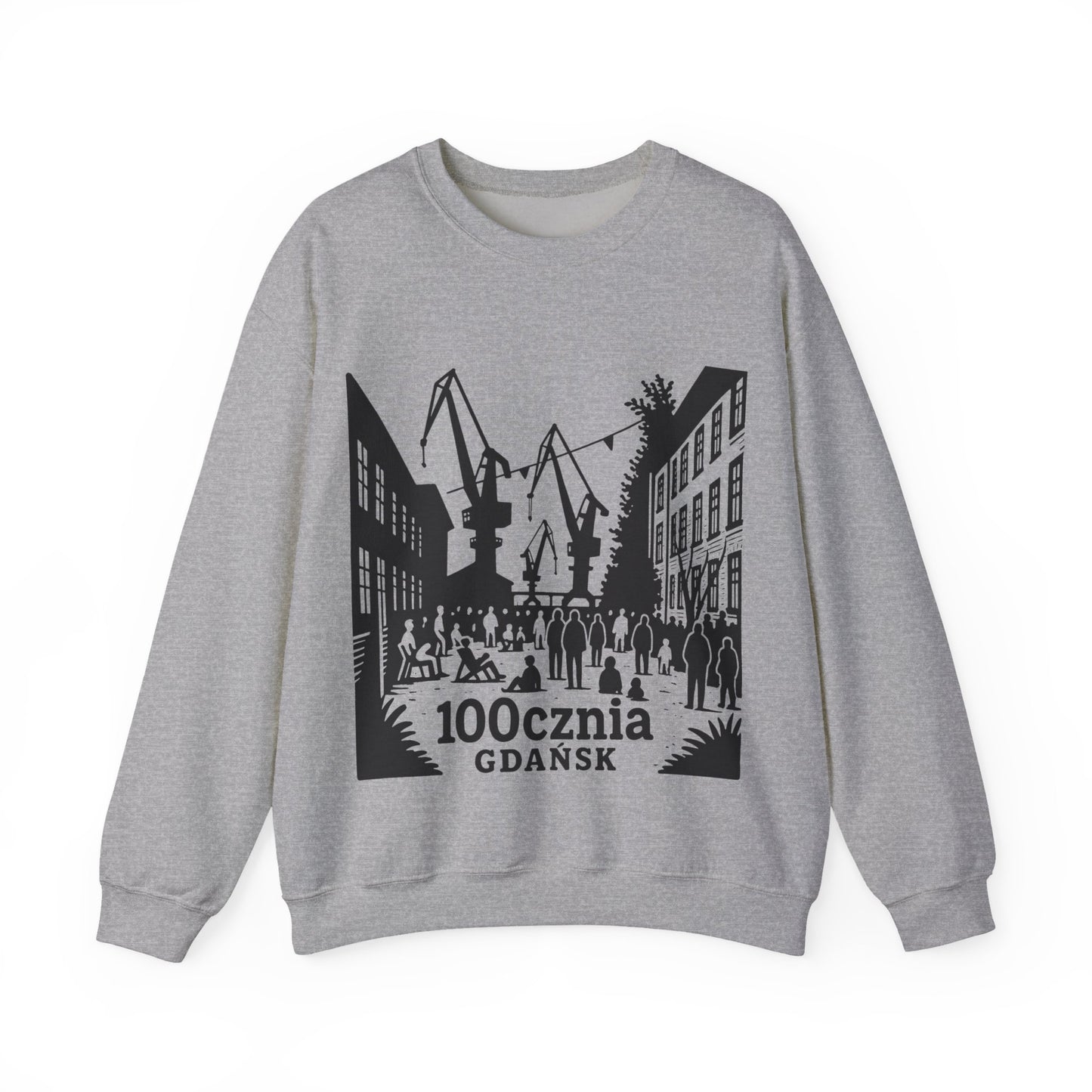 Bluza unisex z grafiką Kup Se 100cznia – klasyczny crewneck i miejski styl