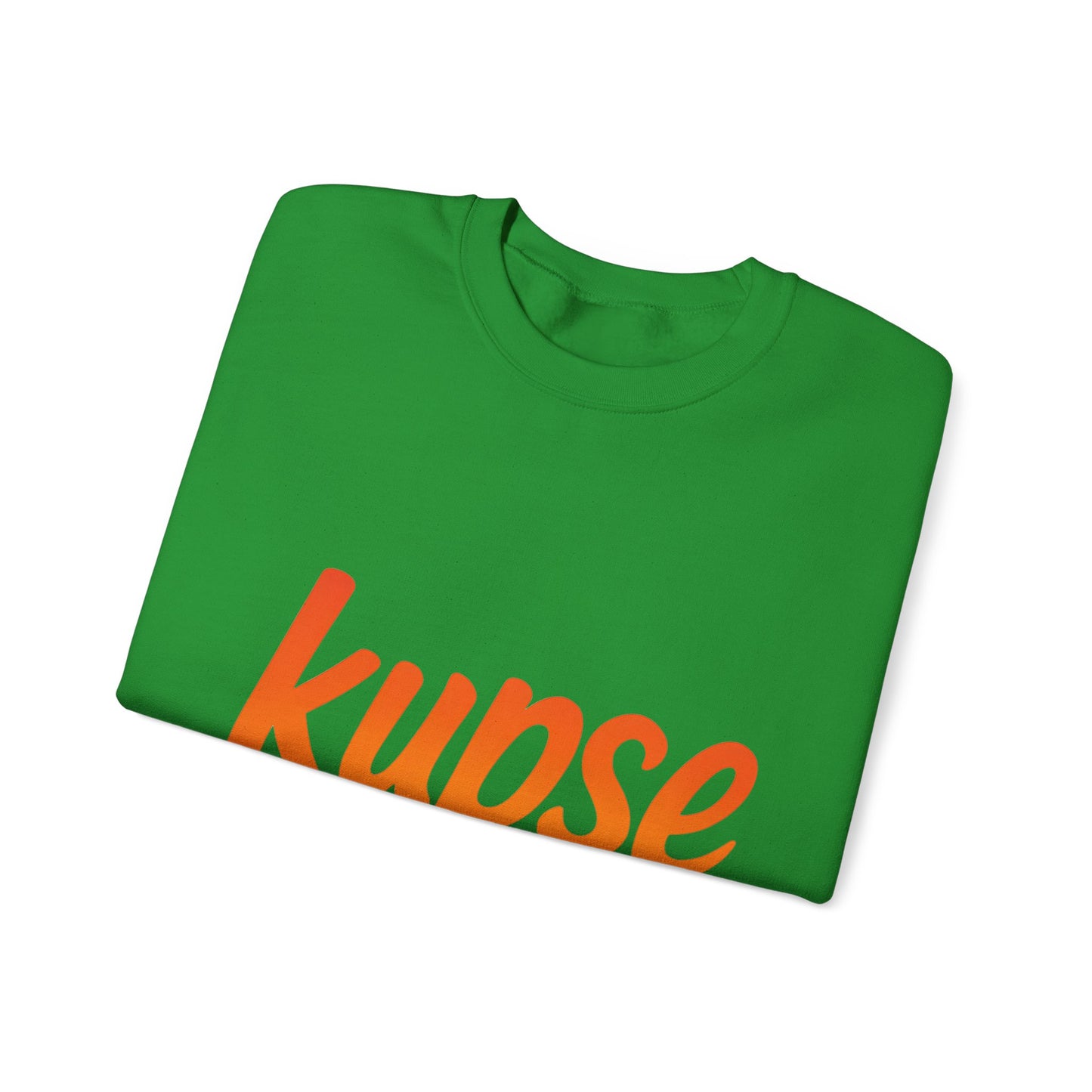 Bluza unisex z grafiką Kup Se Logo Orange – klasyczny crewneck i miejski styl
