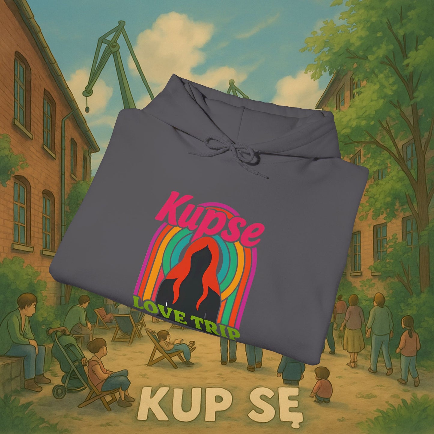 Unisex Heavy Blend Hoodie – Love Trip – Kup Se