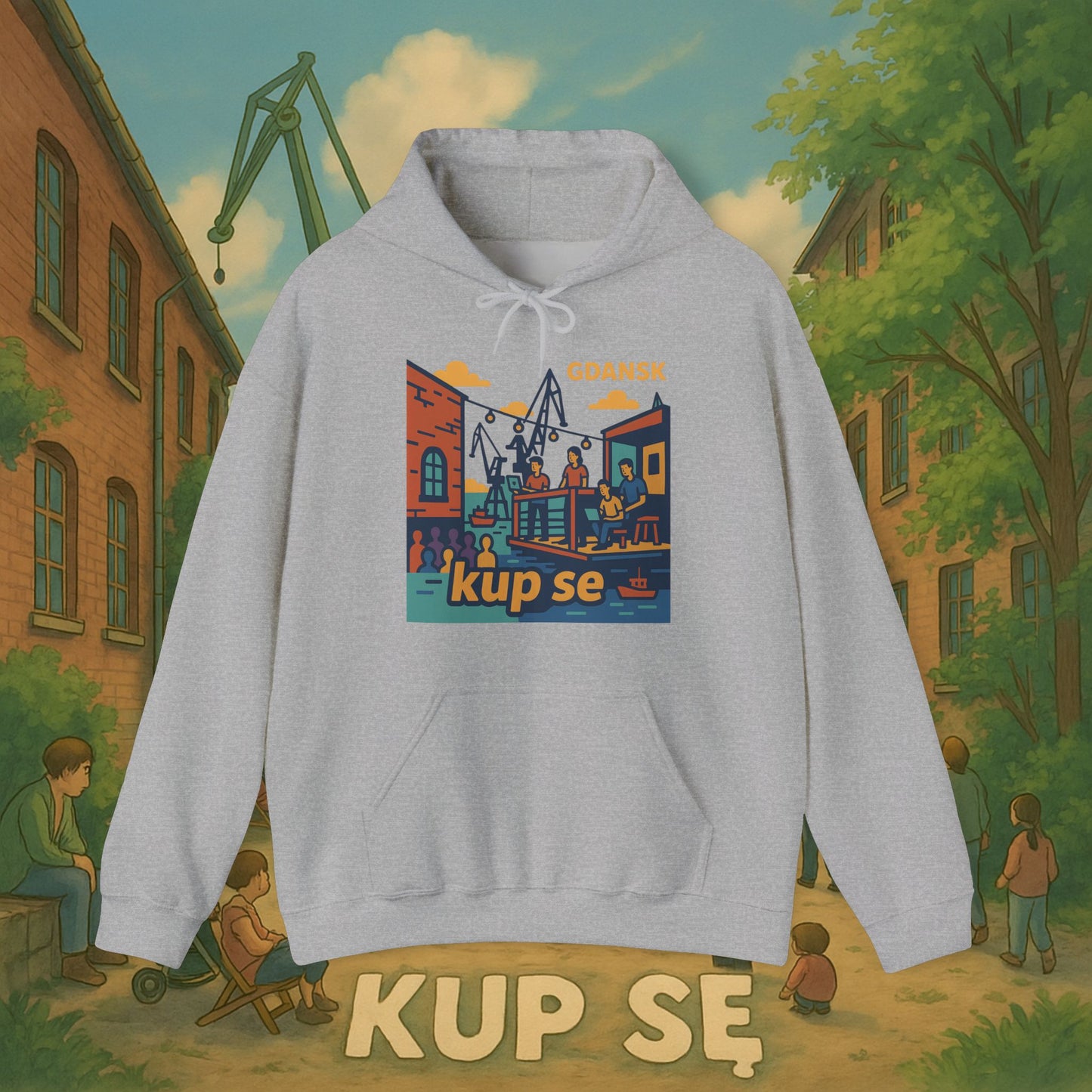 Unisex Heavy Blend Hoodie – Vibe – Kup Se