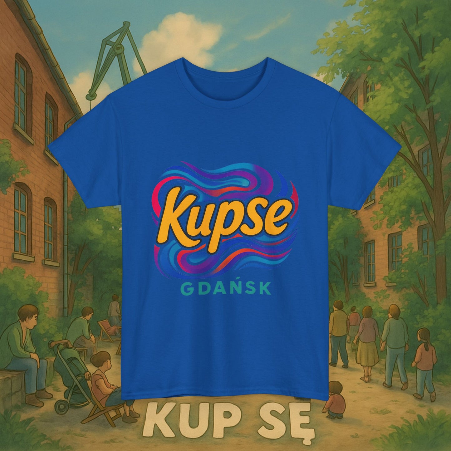 KupSe Kupse Acid Style t-shirt - Unisex Heavy Cotton Tee
