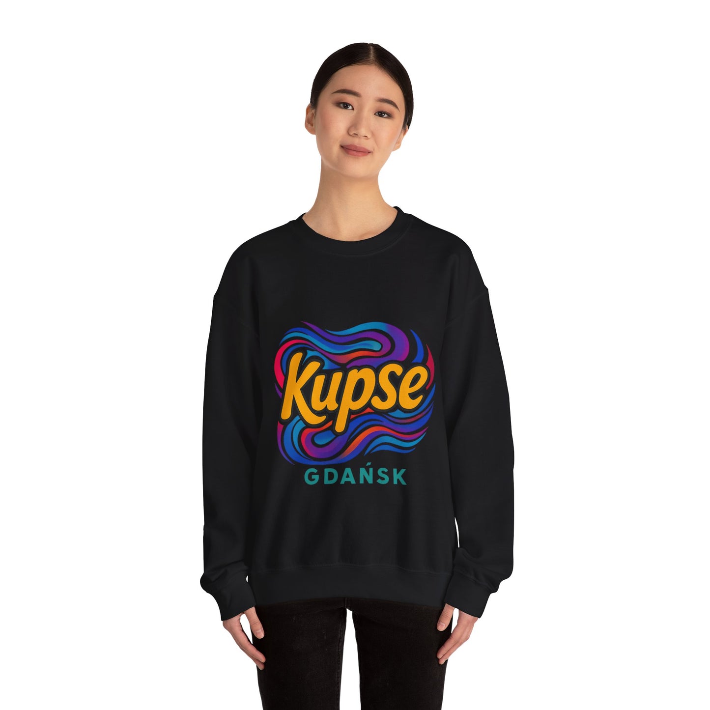 Bluza unisex z grafiką Kup Se Acid2 – klasyczny crewneck i miejski styl
