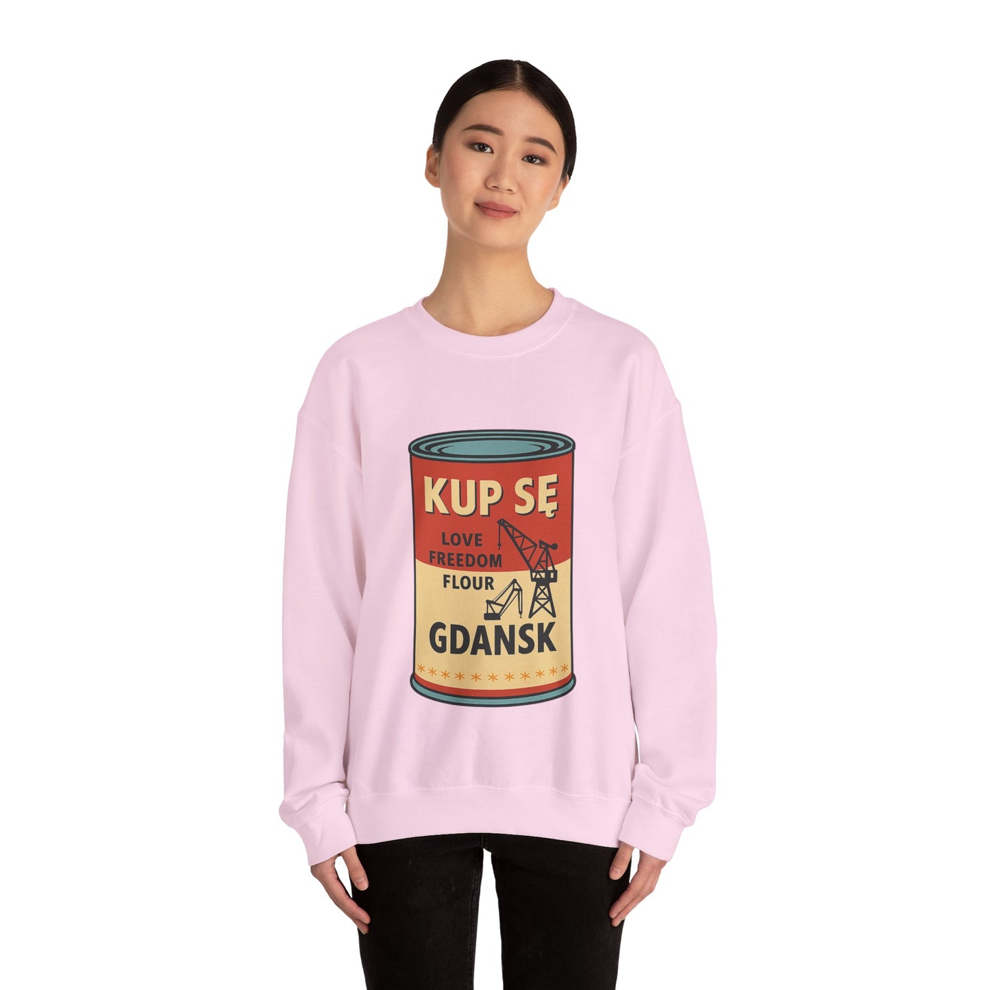 Bluza unisex z grafiką Kup Se Campbell– klasyczny crewneck i miejski styl
