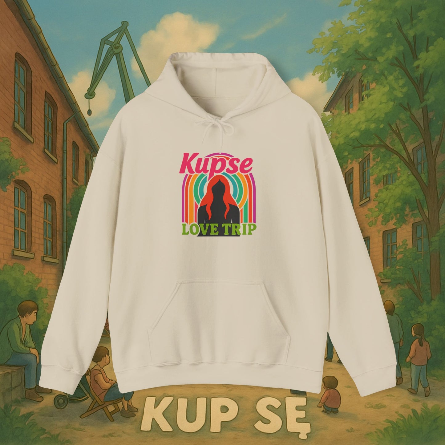 Unisex Heavy Blend Hoodie – Love Trip – Kup Se