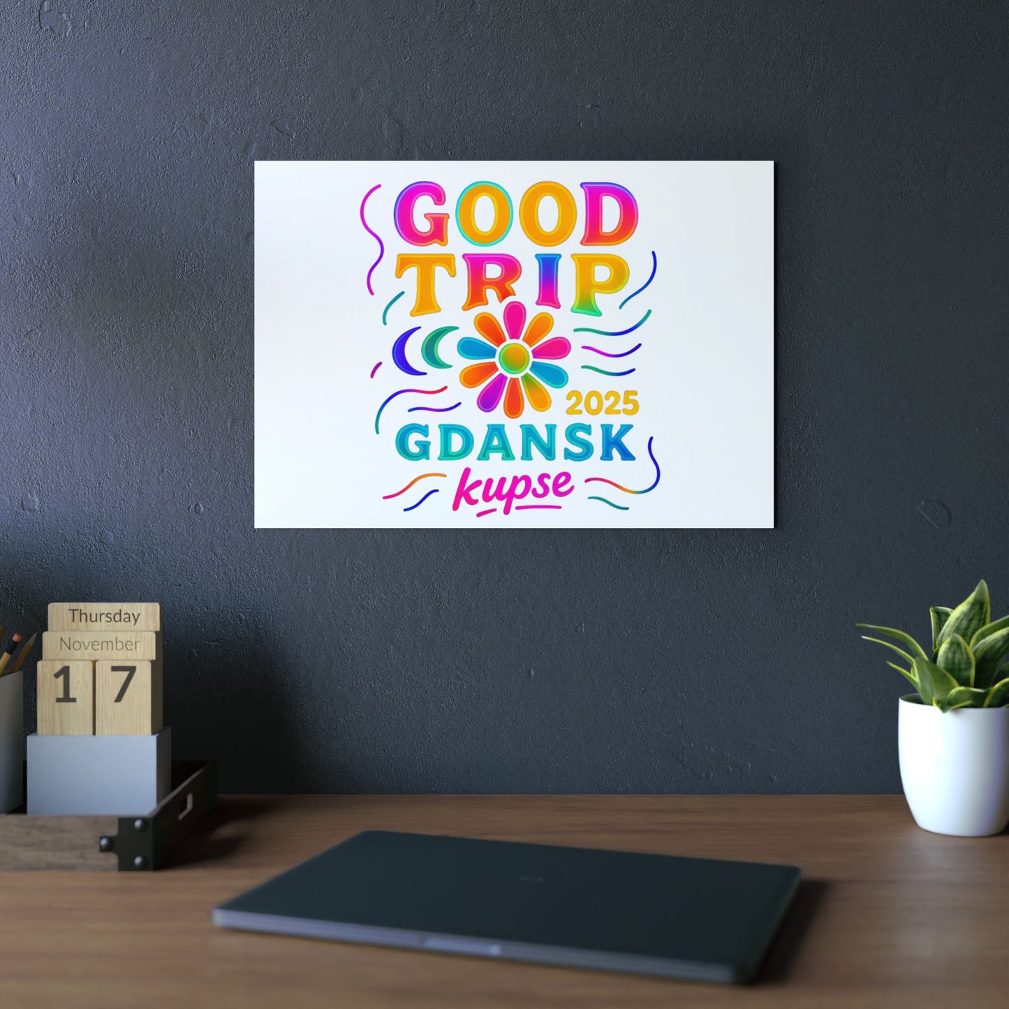 Obraz na panelu aluminiowym Good Trip – trwały wydruk w stylu Kup Se