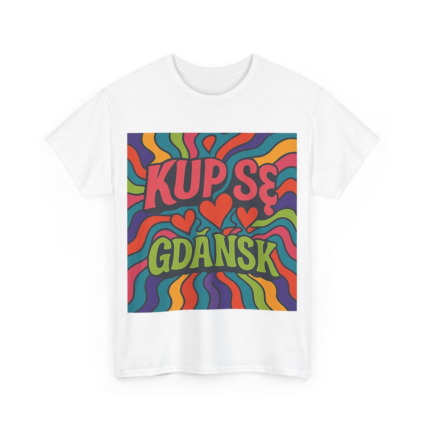 KupSe Gdańsk Hippie t-shirt - Unisex Heavy Cotton Tee