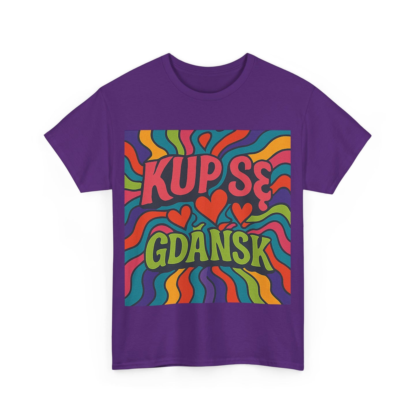 KupSe Gdańsk Hippie t-shirt - Unisex Heavy Cotton Tee