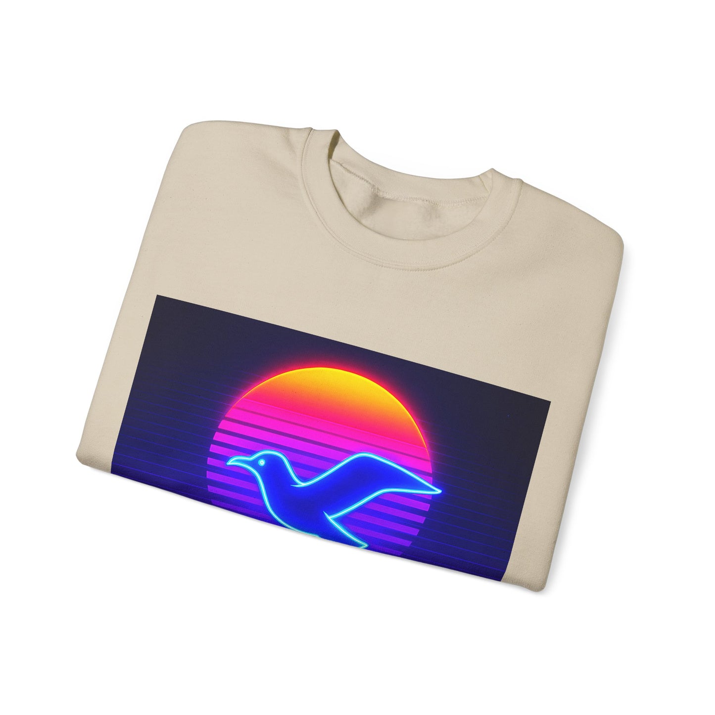 Bluza unisex z grafiką Kup Se Baltic Wave – klasyczny crewneck i miejski styl