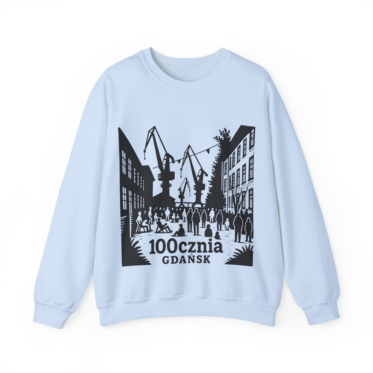 Bluza unisex z grafiką Kup Se 100cznia – klasyczny crewneck i miejski styl