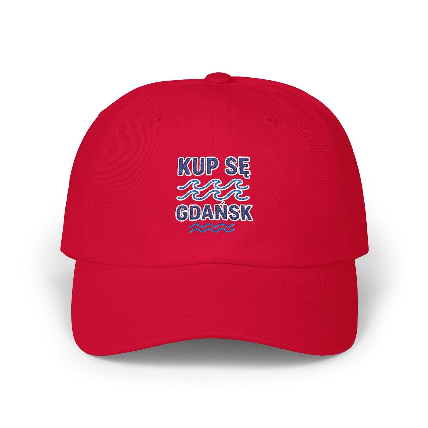 Czapka z daszkiem z grafiką Kup Se fale – modny Dad Cap z charakterem