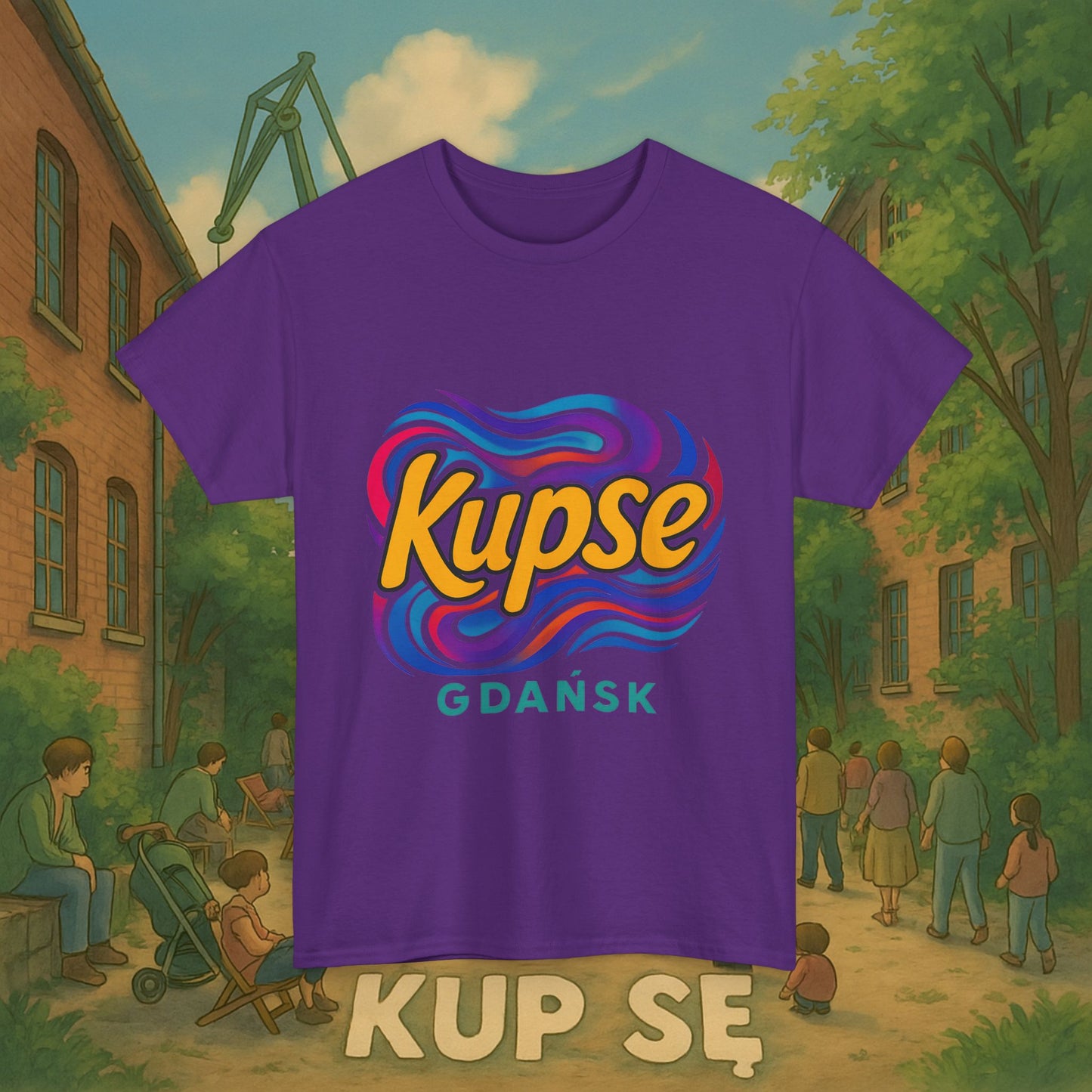 KupSe Kupse Acid Style t-shirt - Unisex Heavy Cotton Tee