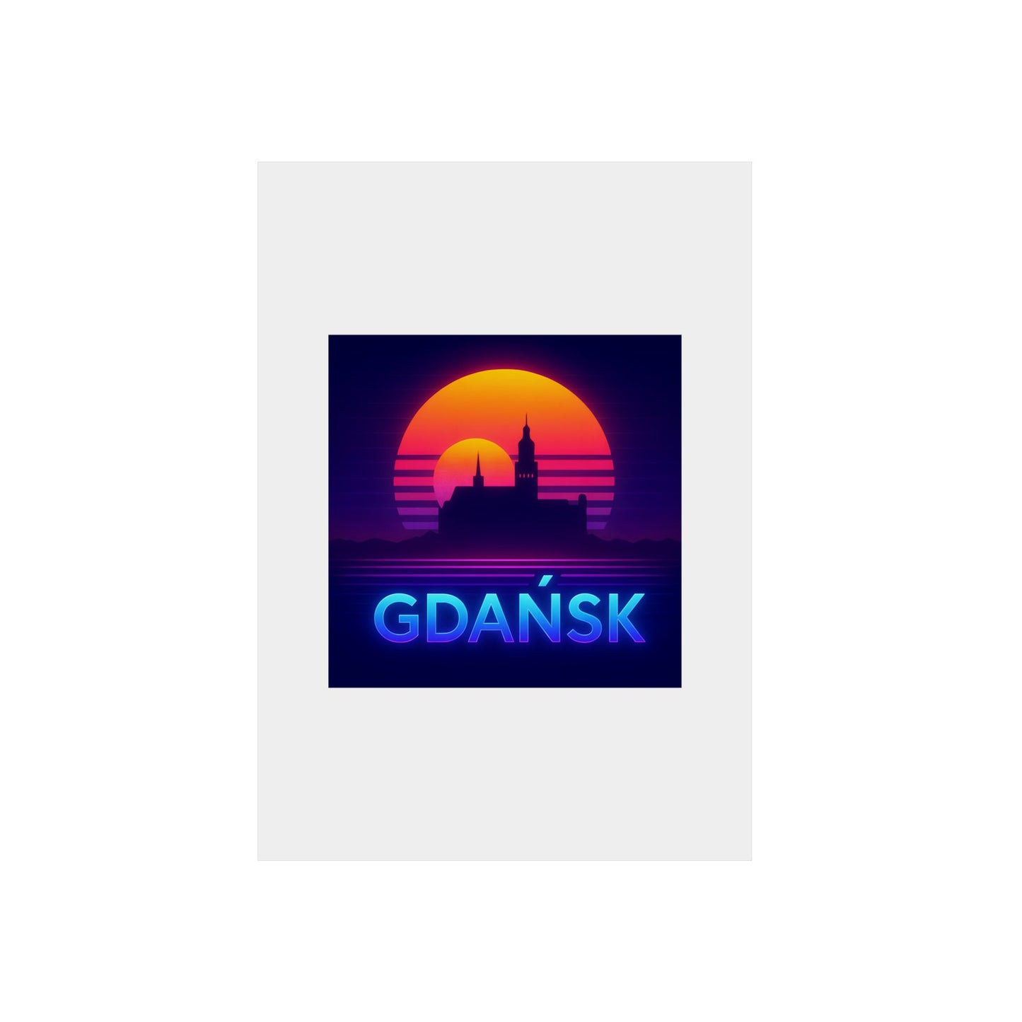 Obraz na panelu aluminiowym Panorama Gdańsk – trwały wydruk w stylu Kup Se