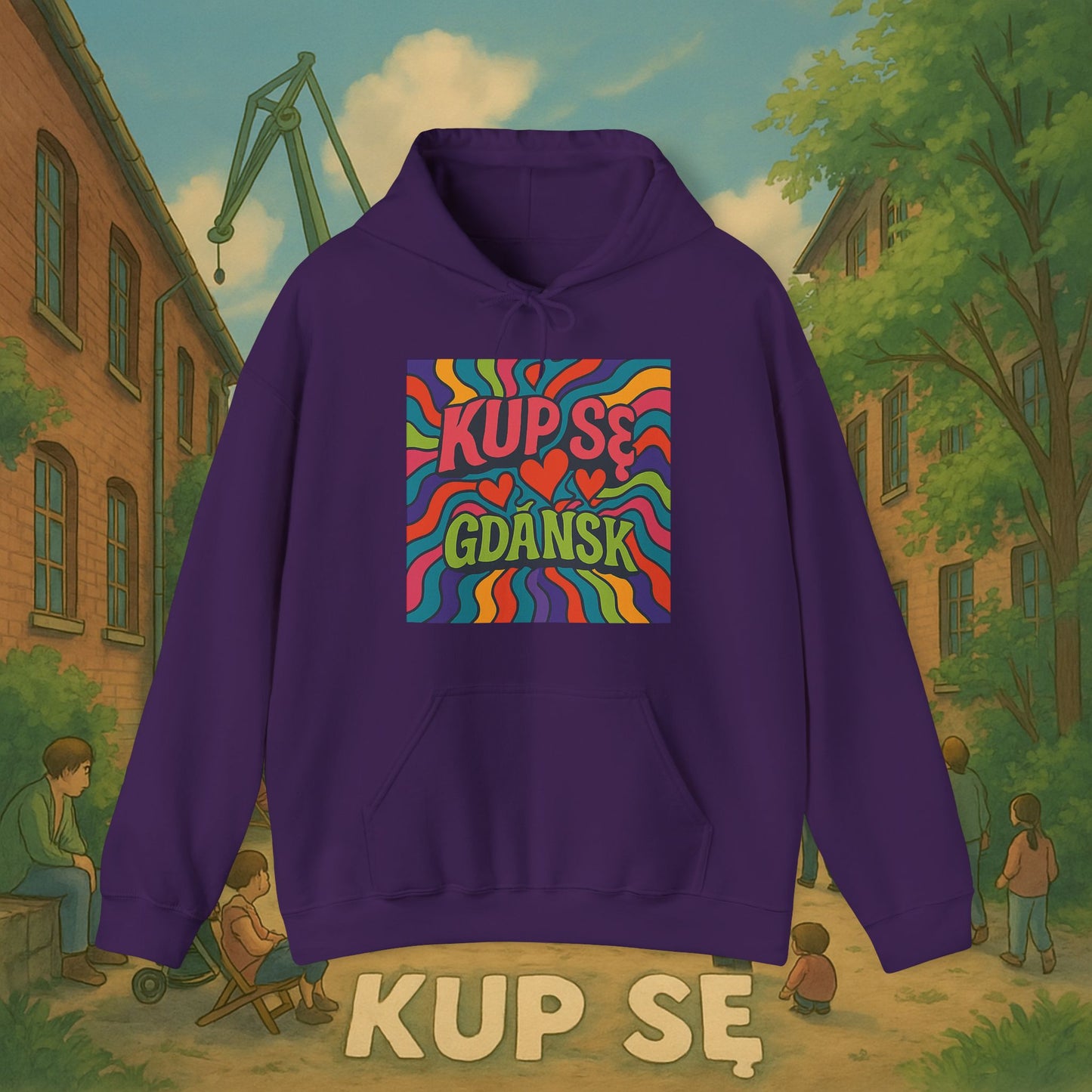 Unisex Heavy Blend Hoodie – Acid – Kup Se