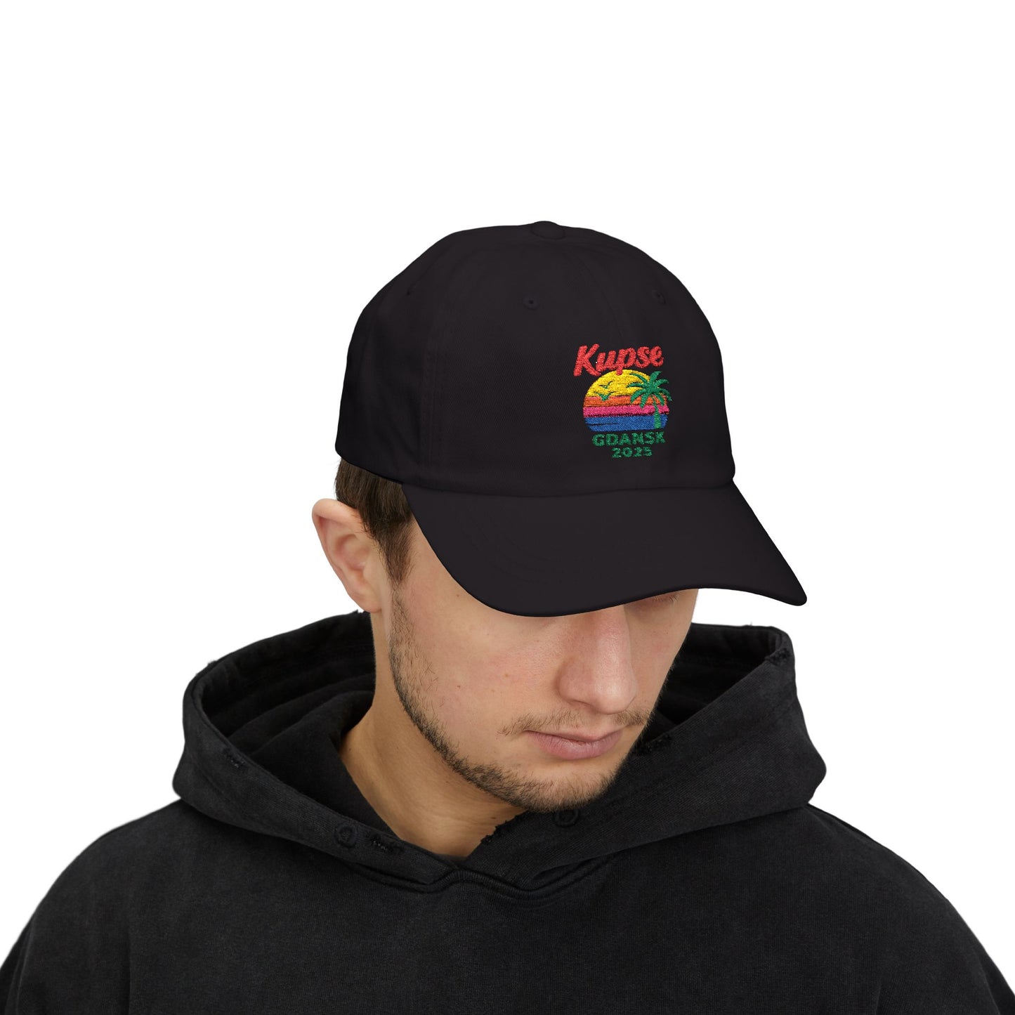Czapka z daszkiem z grafiką Kup Se 90s – modny Dad Cap z charakterem